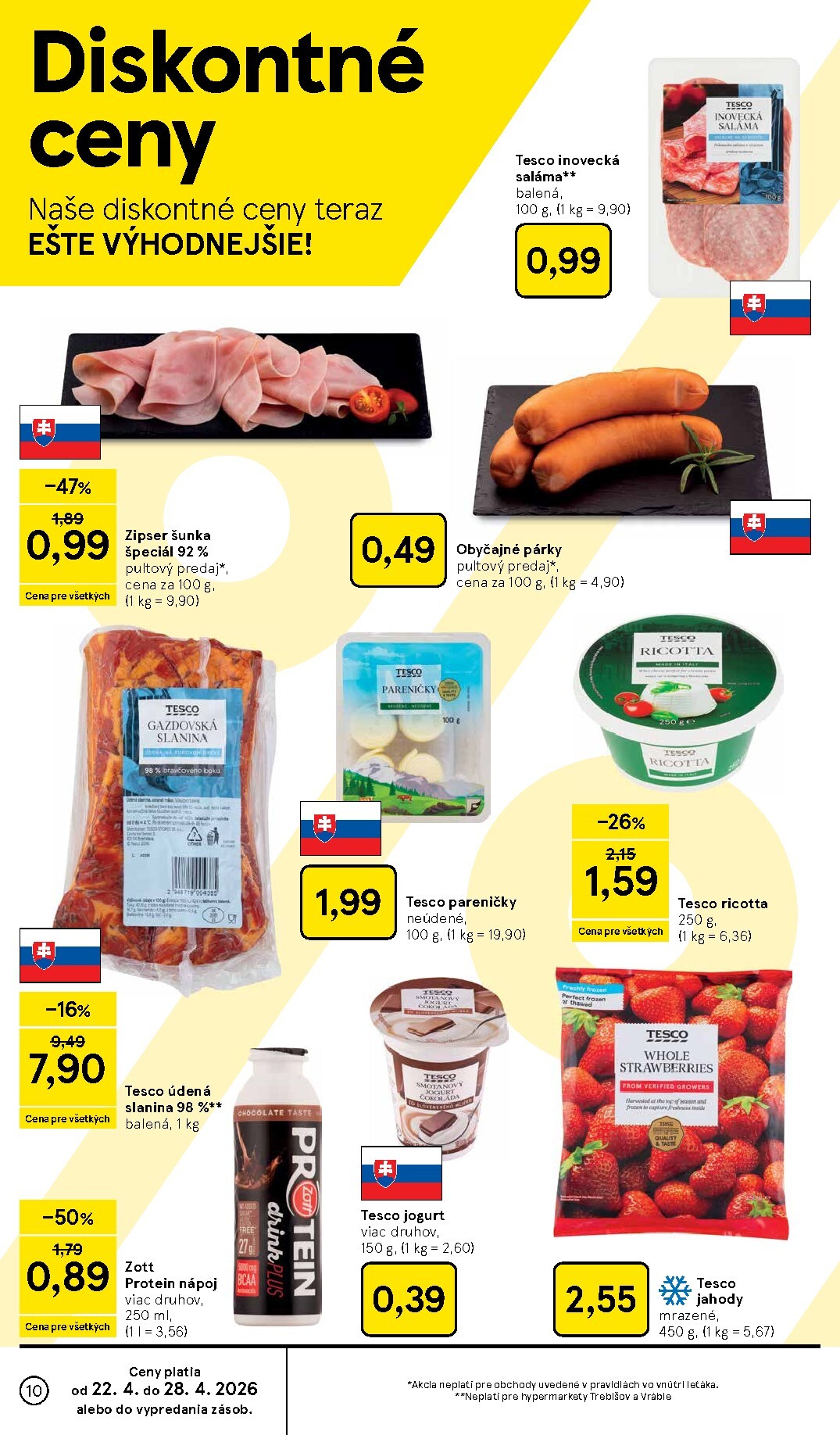 tesco - Nový leták Tesco od stredy, 22.04.2026 do utorka, 28.04.2026 - page: 10