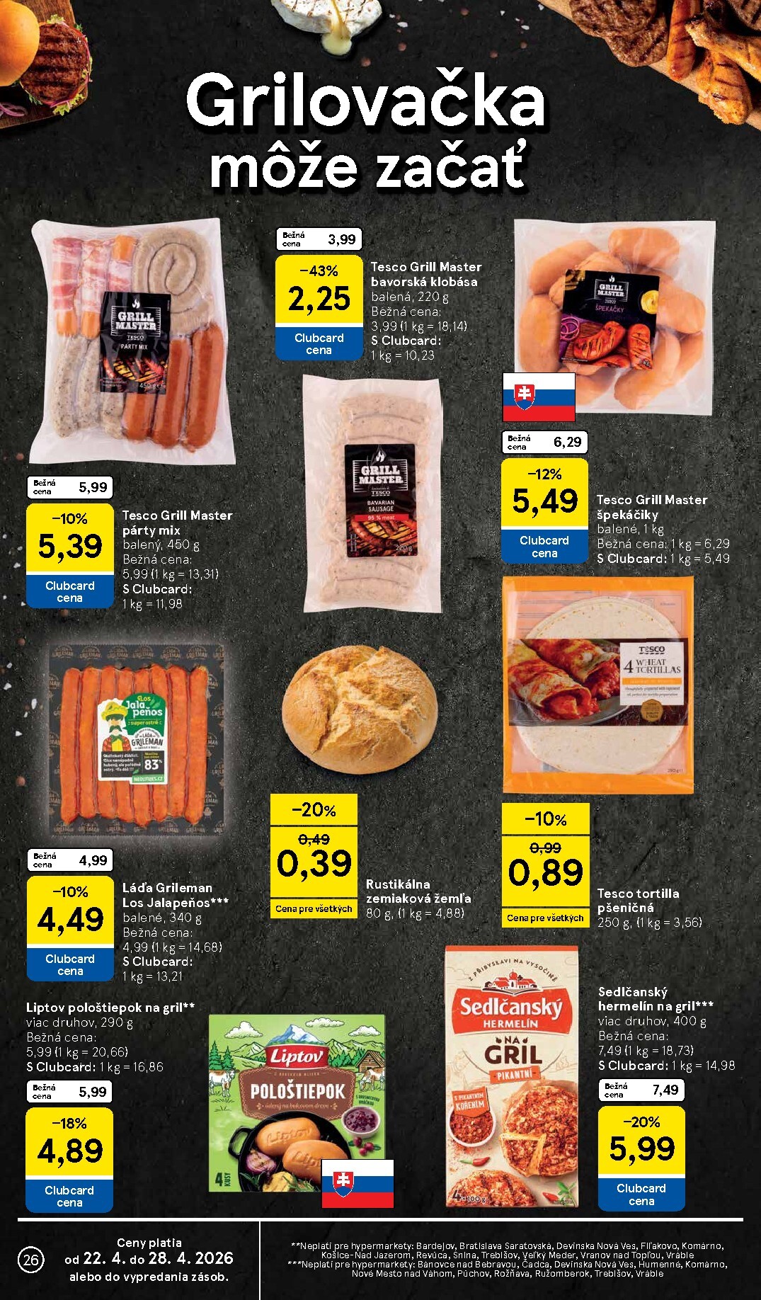 tesco - Nový leták Tesco od stredy, 22.04.2026 do utorka, 28.04.2026 - page: 26