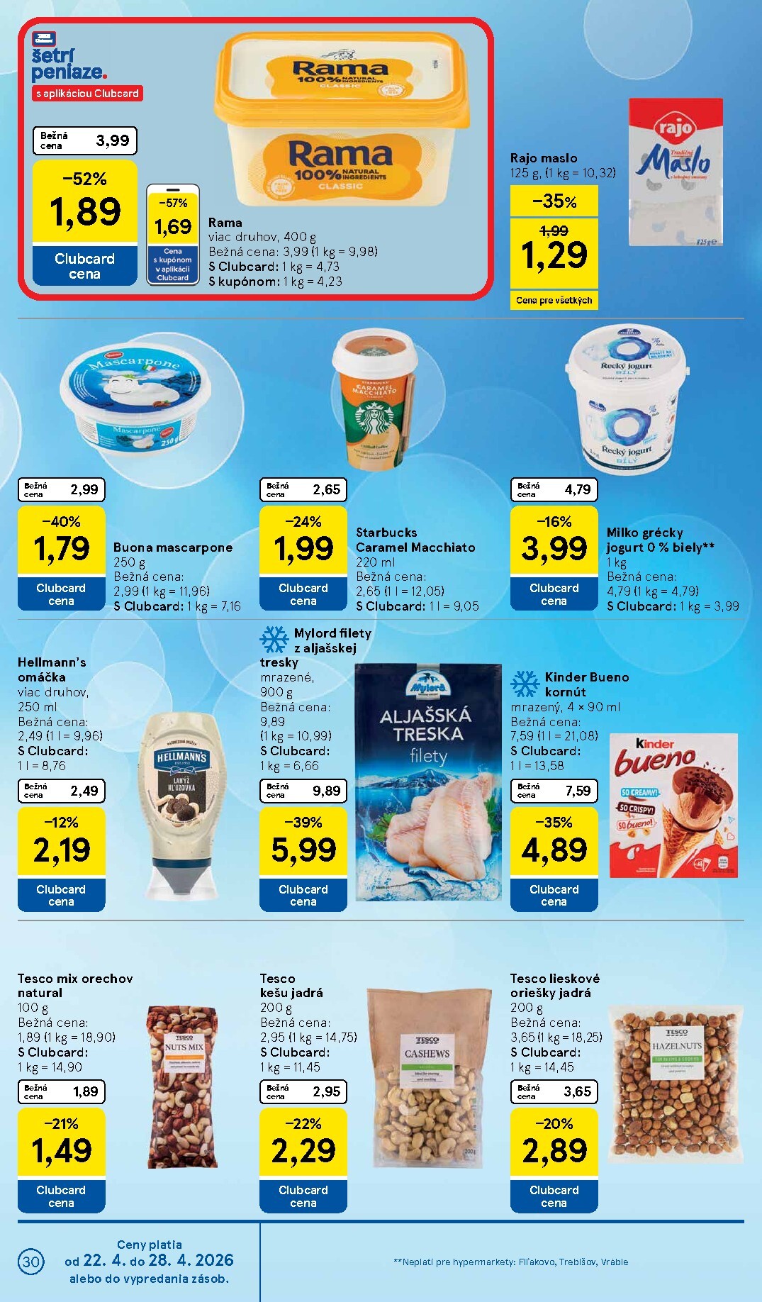 tesco - Nový leták Tesco od stredy, 22.04.2026 do utorka, 28.04.2026 - page: 30