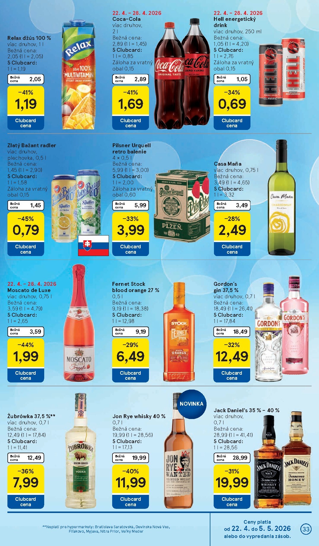 tesco - Nový leták Tesco od stredy, 22.04.2026 do utorka, 28.04.2026 - page: 33