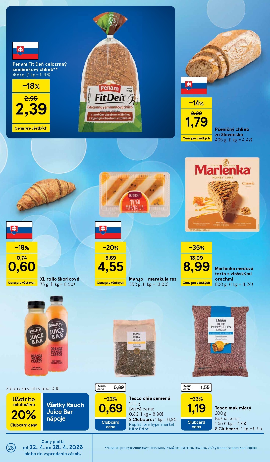 tesco - Nový leták Tesco od stredy, 22.04.2026 do utorka, 28.04.2026 - page: 28