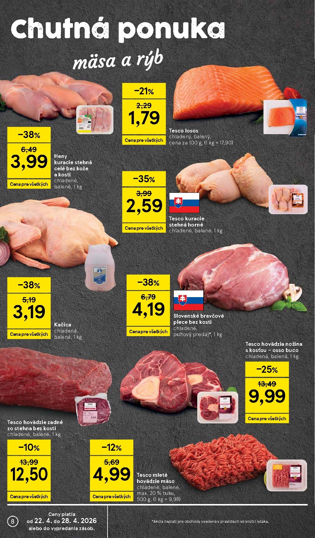 tesco - Nový leták Tesco od stredy, 22.04.2026 do utorka, 28.04.2026 - page: 8