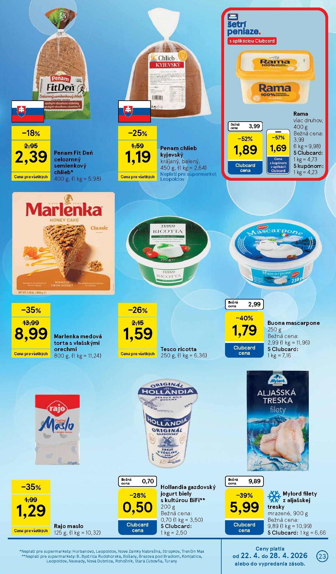 tesco - Nový leták Tesco supermarket od stredy, 22.04.2026 do utorka, 28.04.2026 - page: 23
