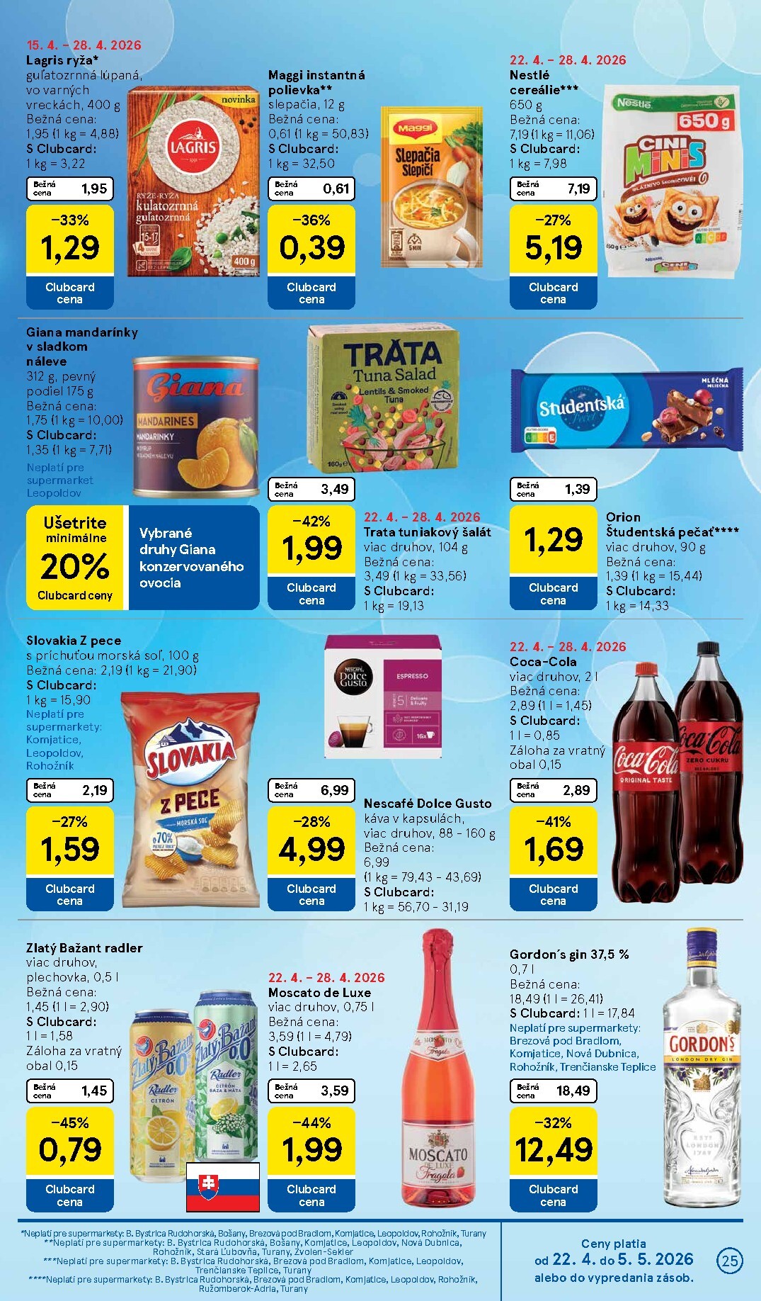 tesco - Nový leták Tesco supermarket od stredy, 22.04.2026 do utorka, 28.04.2026 - page: 25