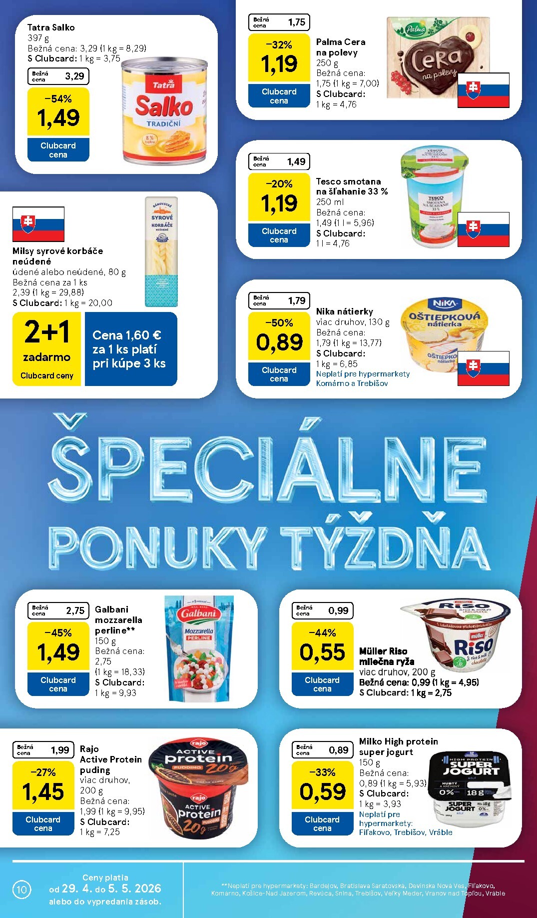 tesco - Nový leták Tesco od stredy, 29.04.2026 do utorka, 05.05.2026 - page: 10