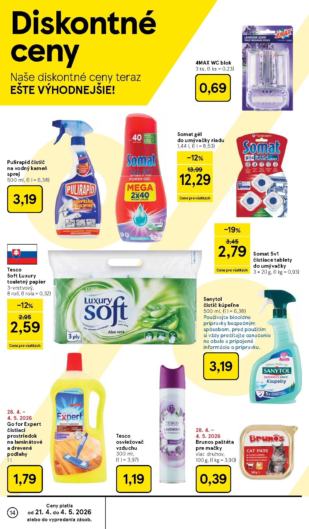 tesco - Nový leták Tesco od stredy, 29.04.2026 do utorka, 05.05.2026 - page: 14