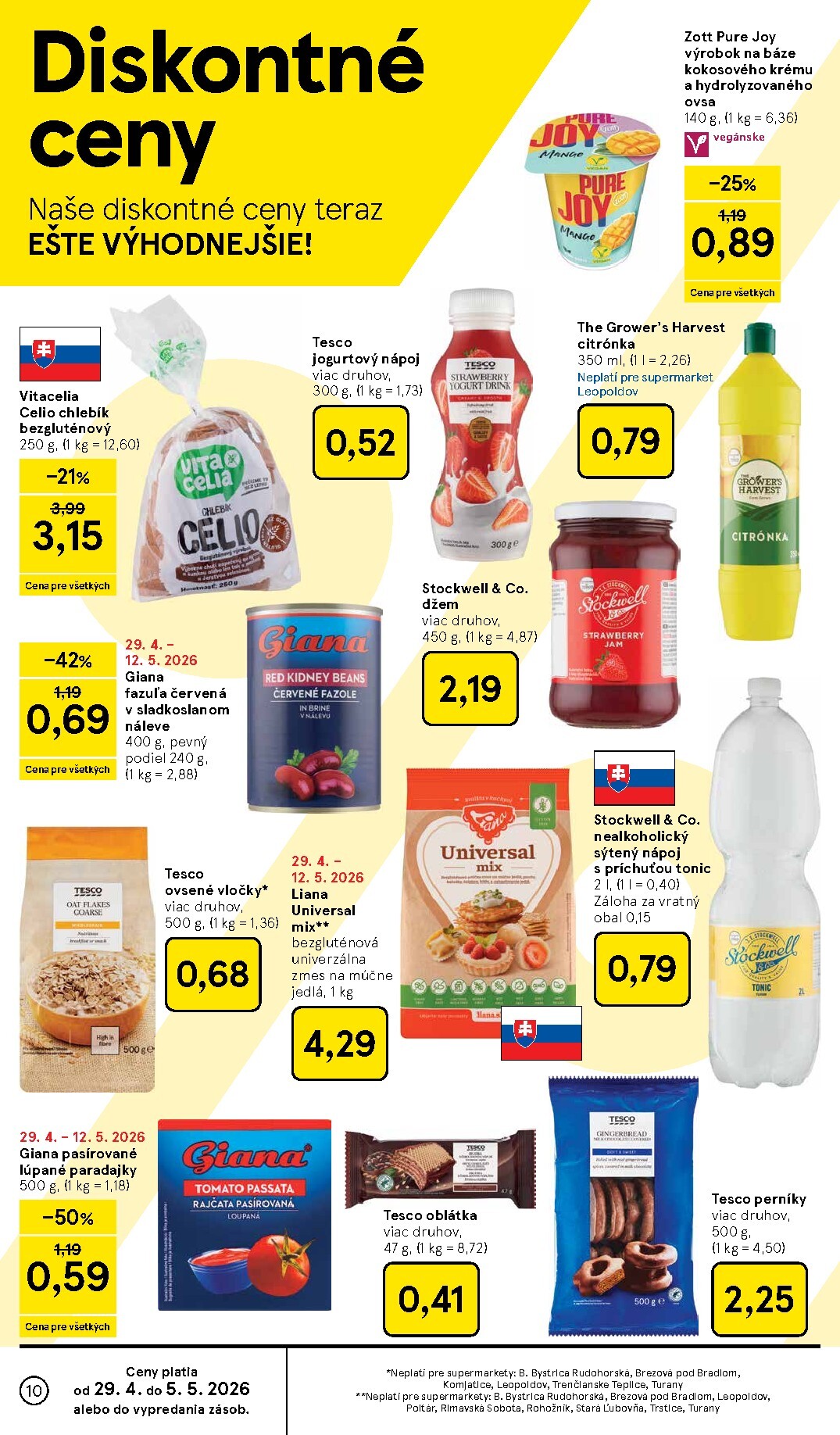 tesco - Nový leták Tesco supermarket od stredy, 29.04.2026 do utorka, 05.05.2026 - page: 10