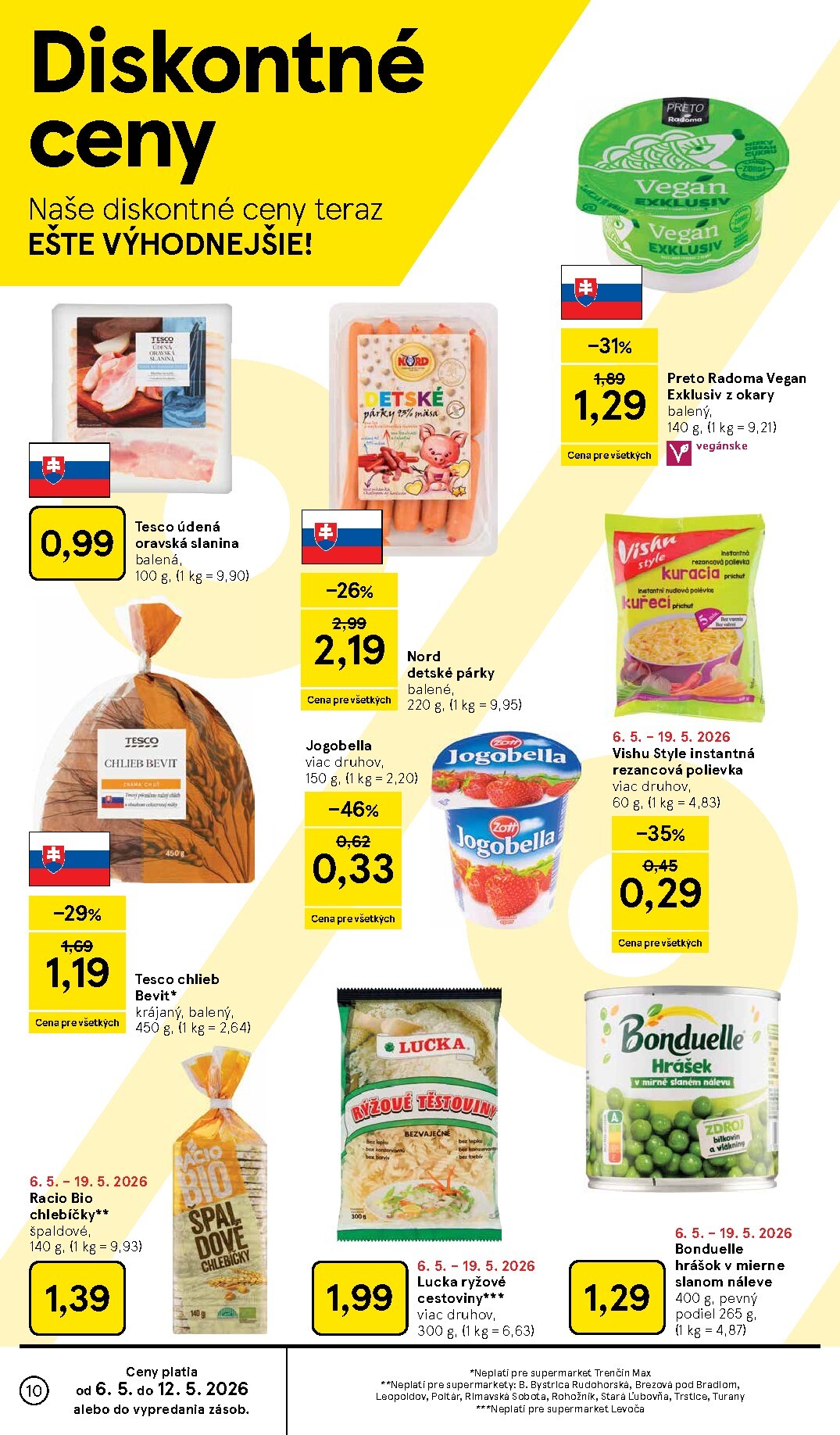 tesco - Nový leták Tesco supermarket od stredy, 06.05.2026 do utorka, 12.05.2026 - page: 10