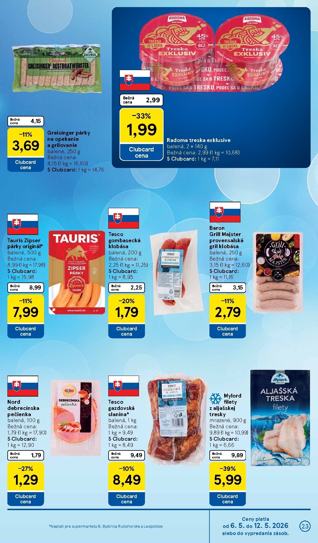 tesco - Nový leták Tesco supermarket od stredy, 06.05.2026 do utorka, 12.05.2026 - page: 23