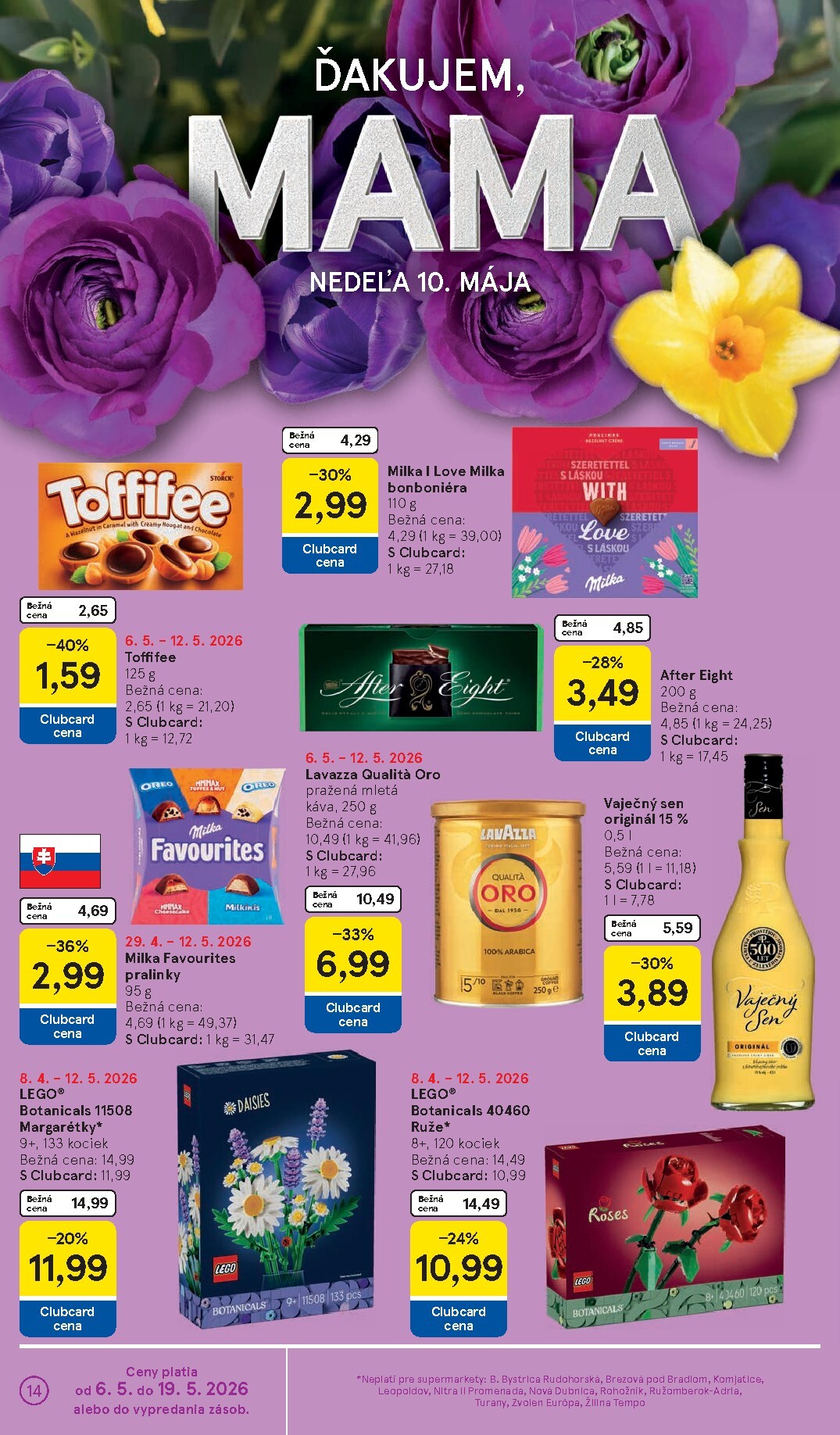 tesco - Nový leták Tesco supermarket od stredy, 06.05.2026 do utorka, 12.05.2026 - page: 14