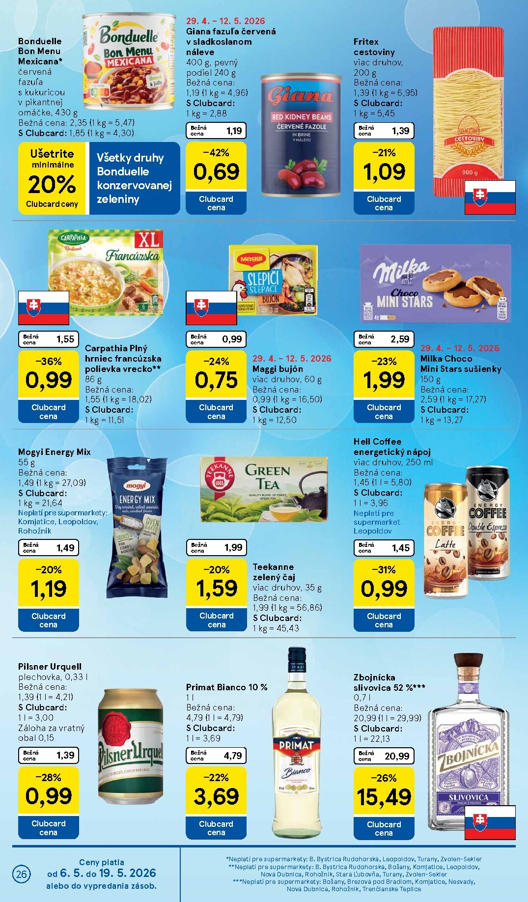 tesco - Nový leták Tesco supermarket od stredy, 06.05.2026 do utorka, 12.05.2026 - page: 26
