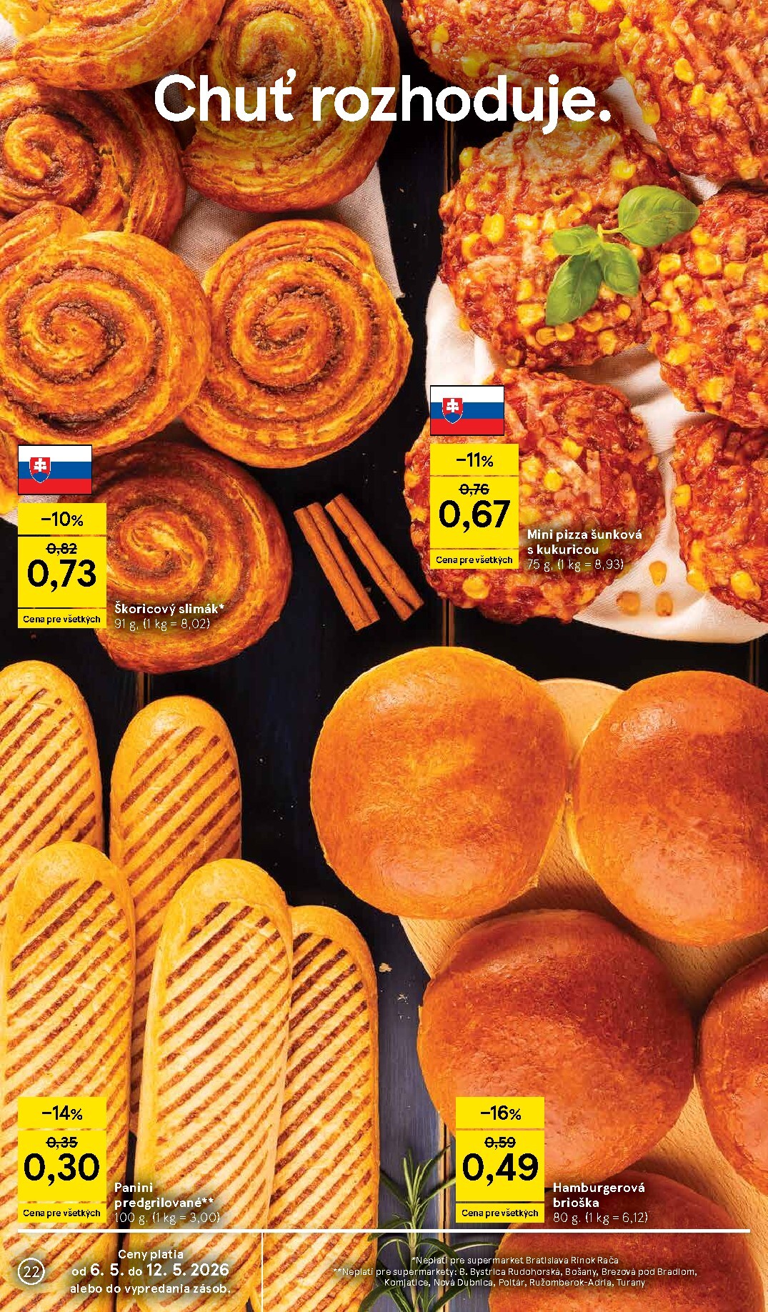 tesco - Nový leták Tesco supermarket od stredy, 06.05.2026 do utorka, 12.05.2026 - page: 22