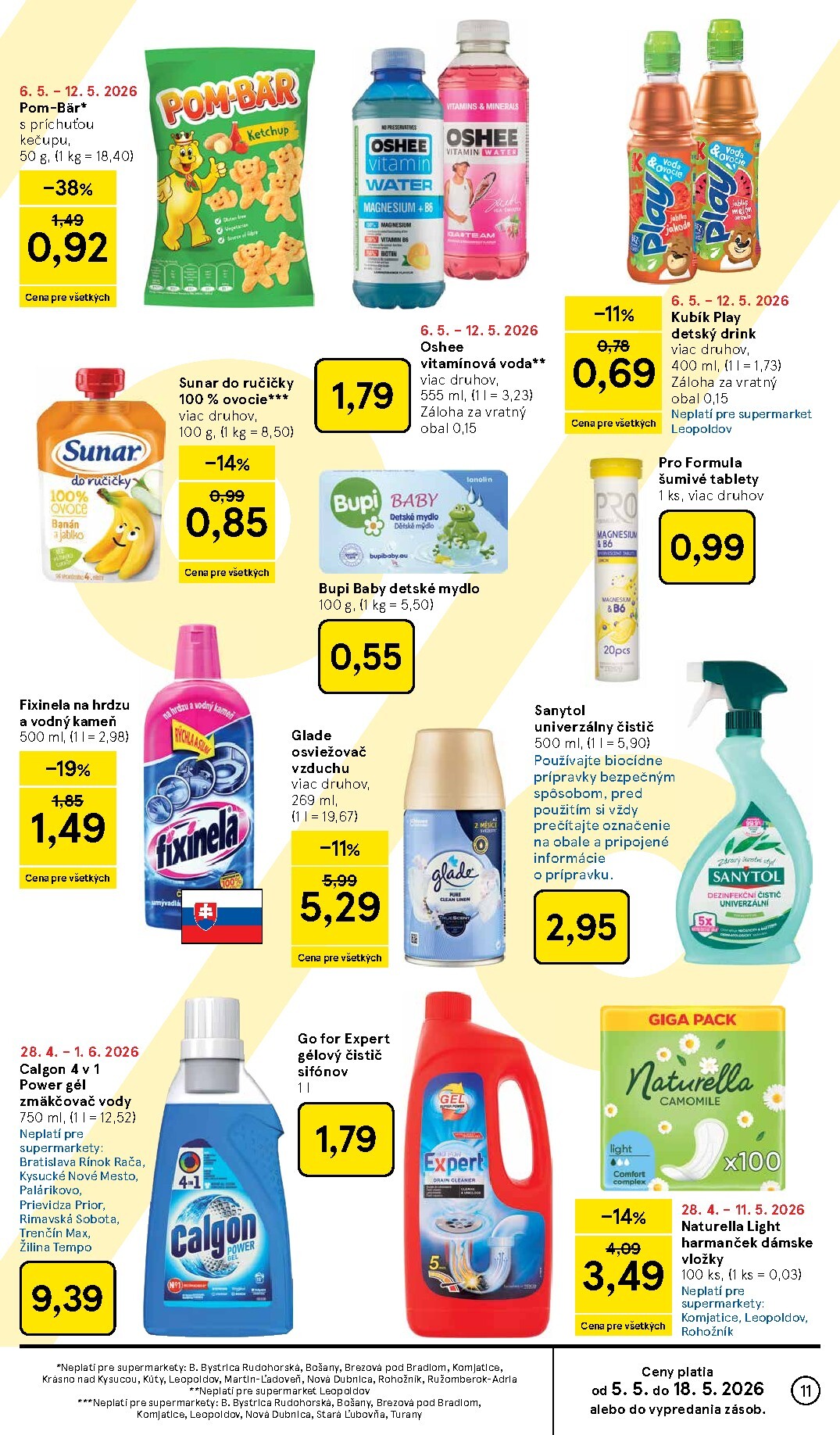tesco - Nový leták Tesco supermarket od stredy, 06.05.2026 do utorka, 12.05.2026 - page: 11