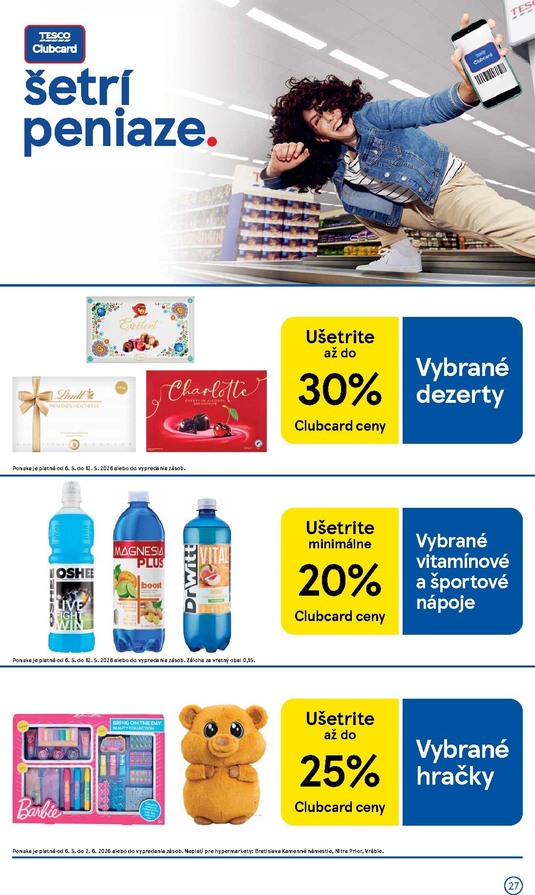 tesco - Nový leták Tesco od stredy, 06.05.2026 do utorka, 12.05.2026 - page: 27