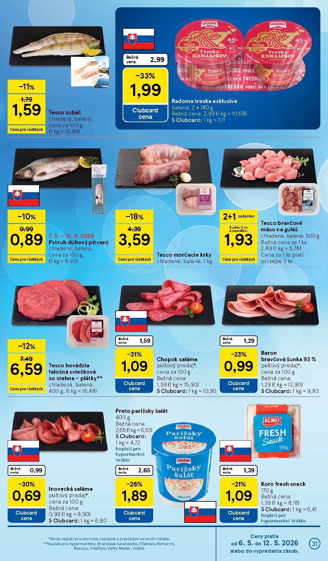 tesco - Nový leták Tesco od stredy, 06.05.2026 do utorka, 12.05.2026 - page: 31