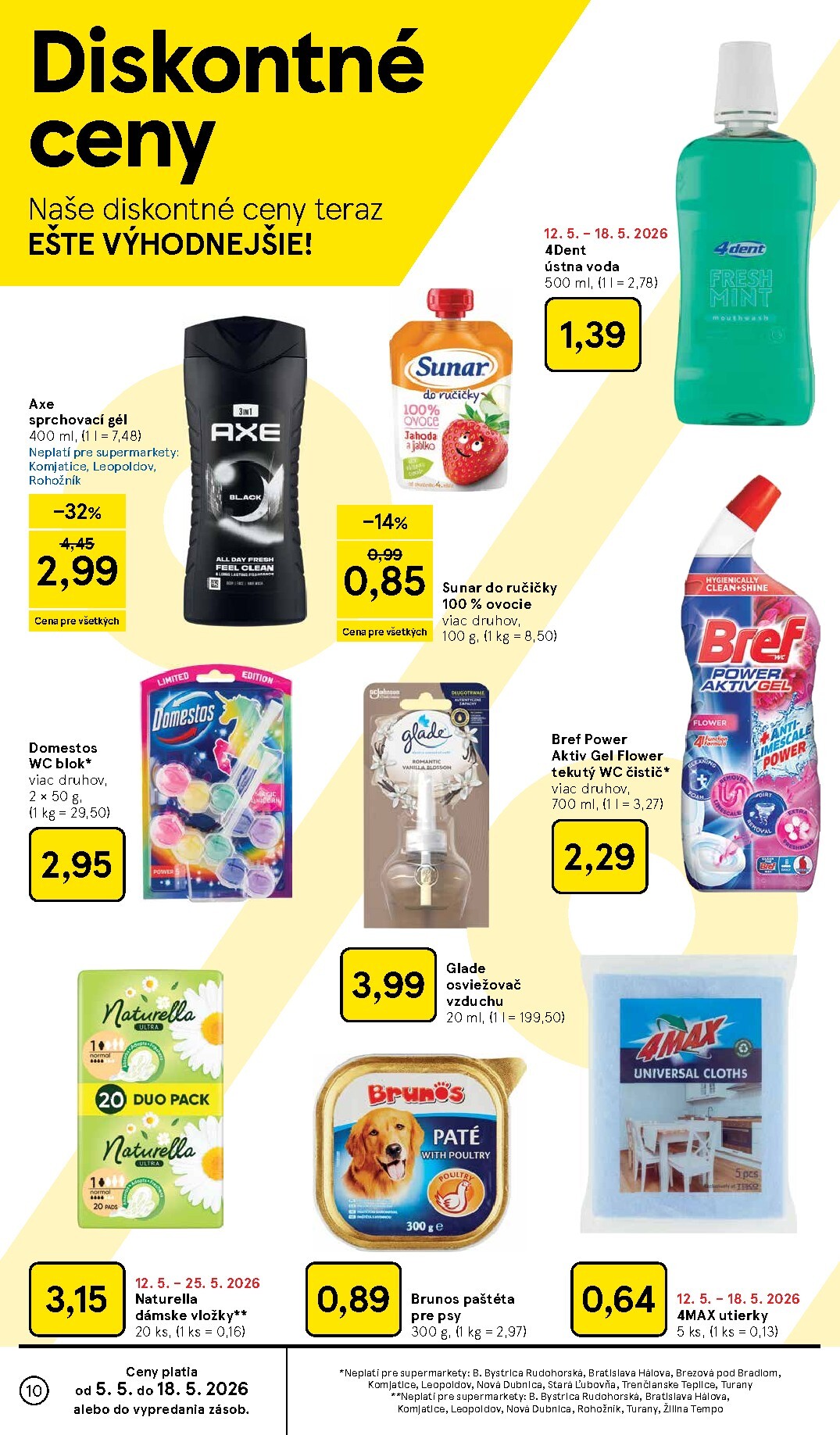 tesco - Nový leták Tesco supermarket od stredy, 13.05.2026 do utorka, 19.05.2026 - page: 10
