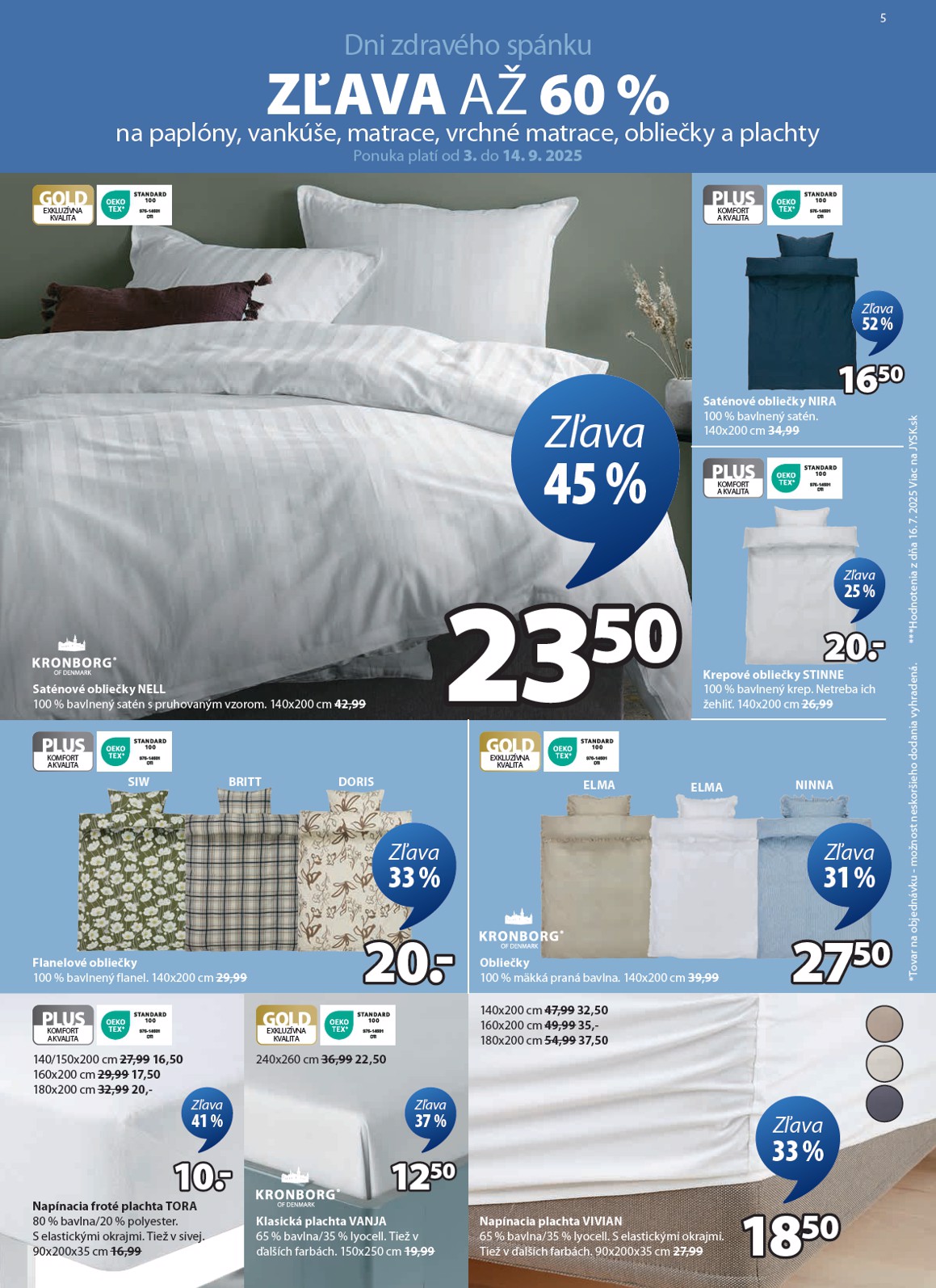 jysk - Leták Jysk platný od 03.09. do 14.09. - page: 5