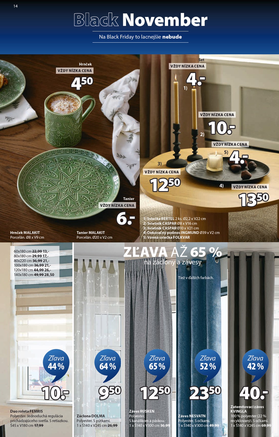 jysk - Leták JYSK - Black Friday platný od 03.11. do 23.11. - page: 14
