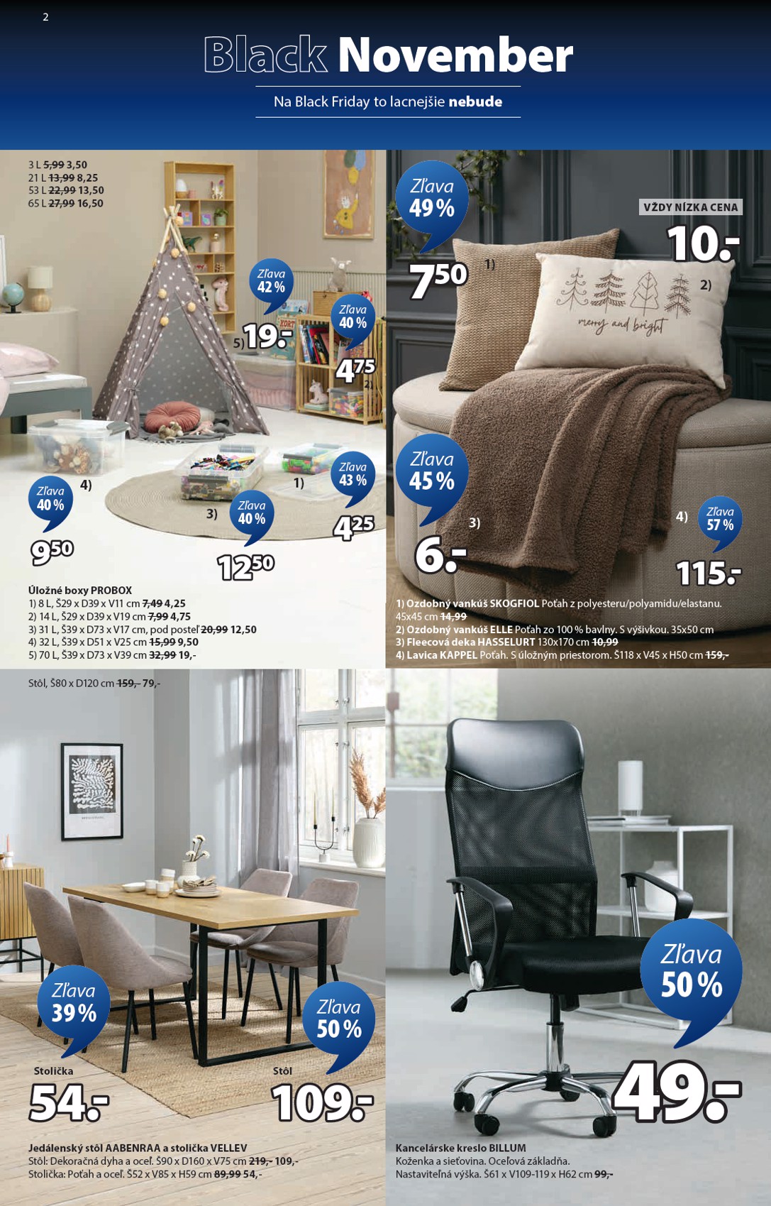 jysk - Leták JYSK - Black Friday platný od 03.11. do 23.11. - page: 2
