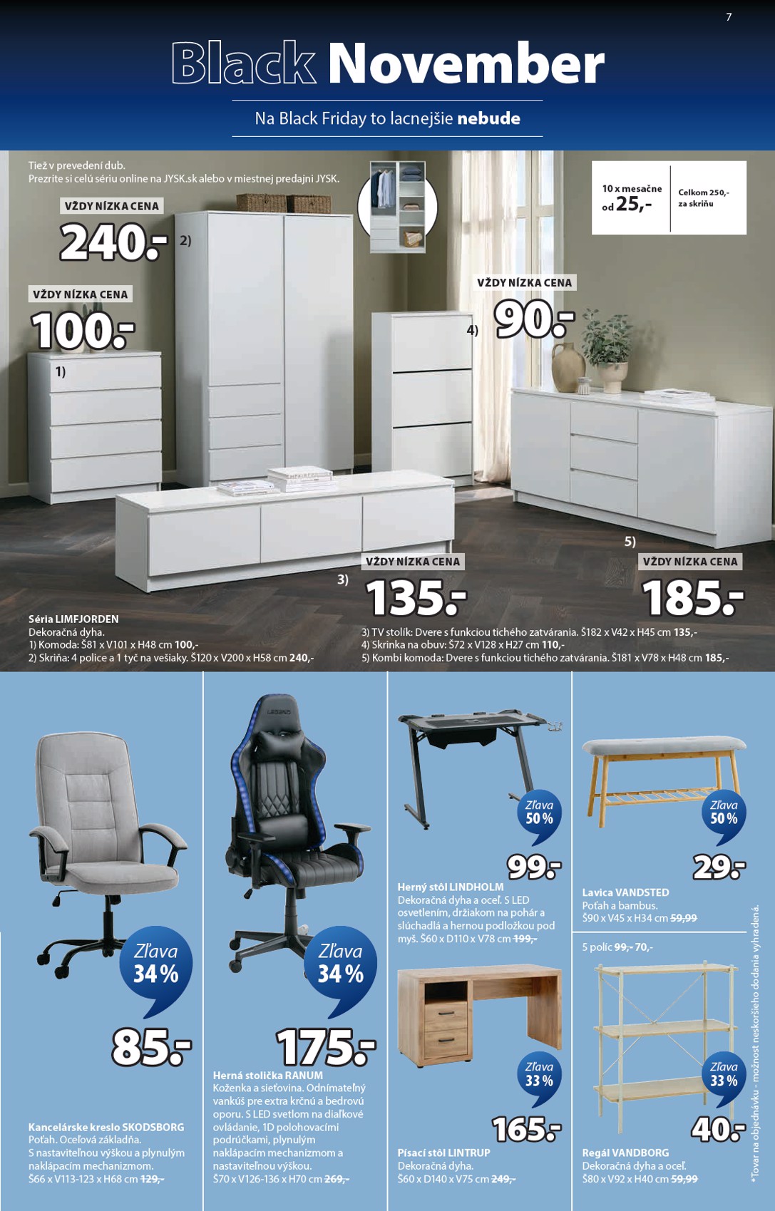 jysk - Leták JYSK - Black November platný od 10.11. do 23.11. - page: 7