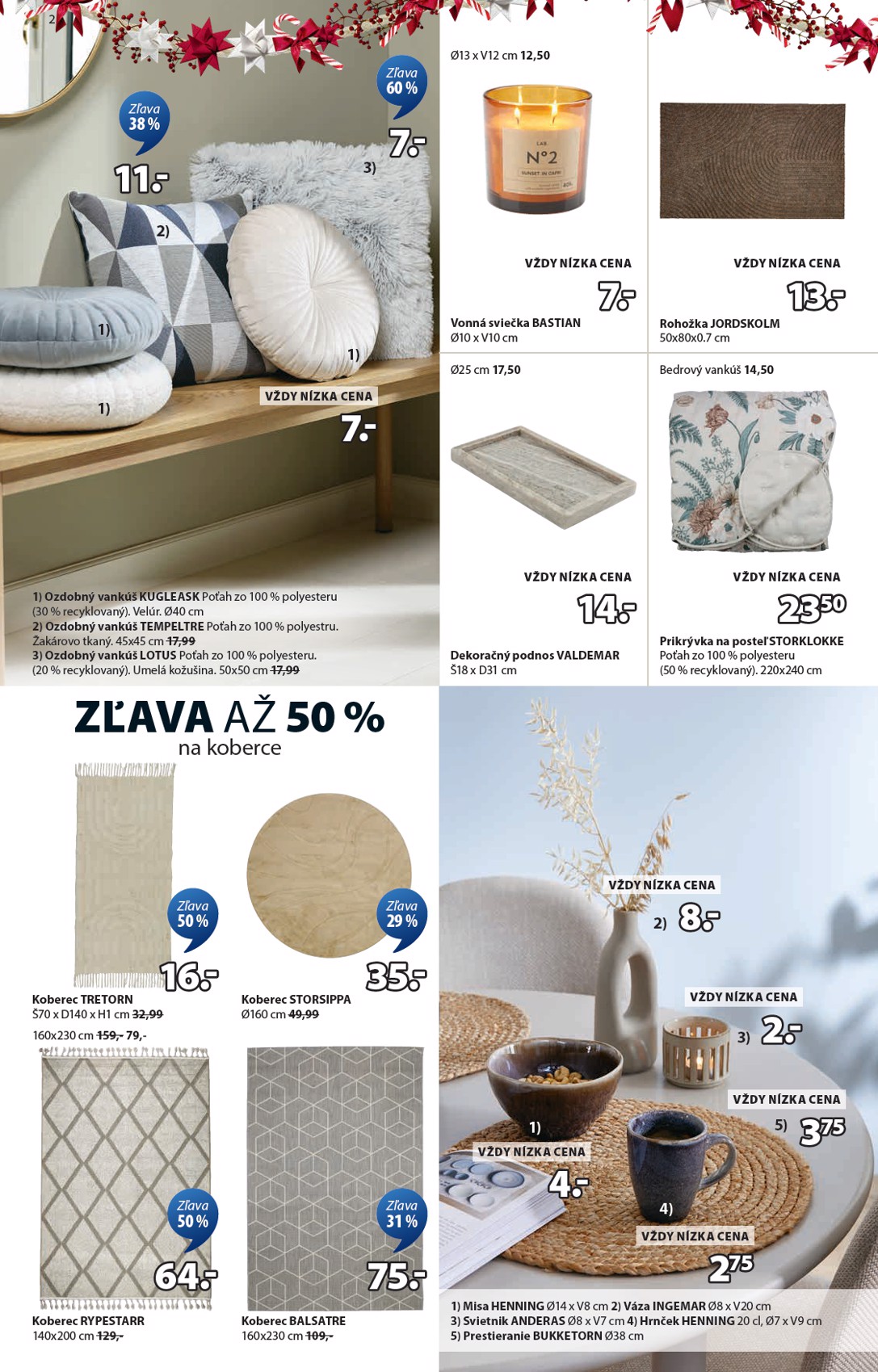 jysk - Leták Jysk platný od 17.12. do 23.12. - page: 2