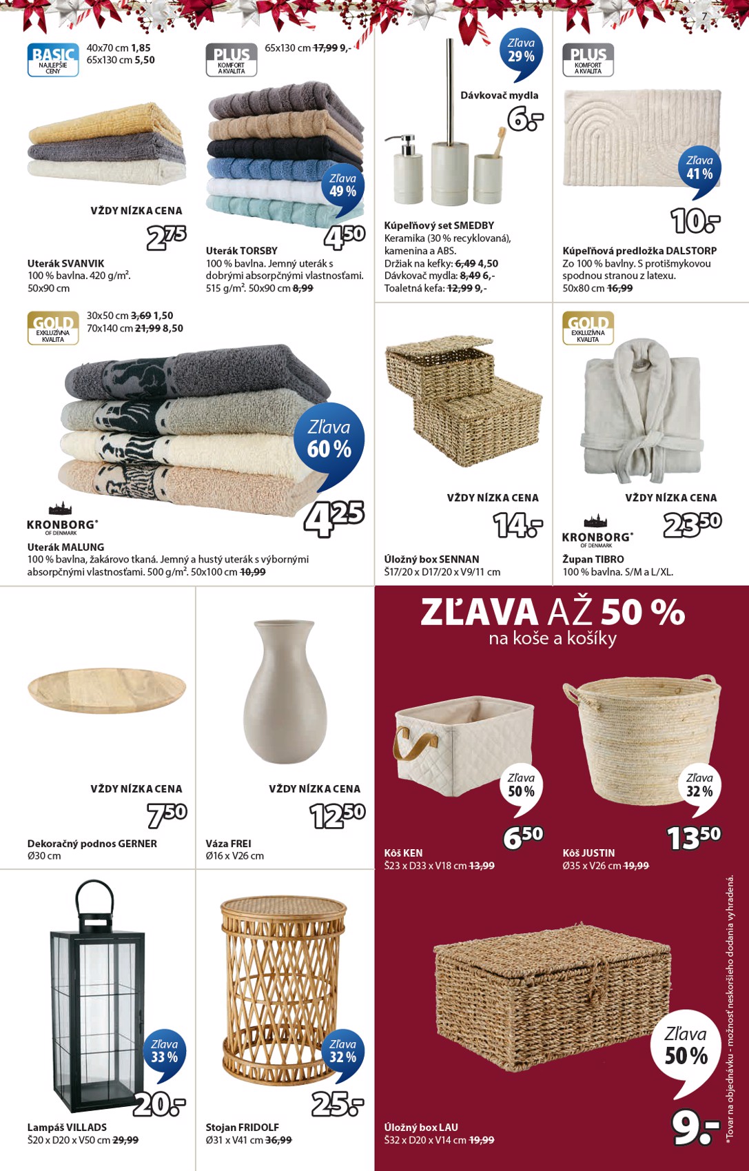 jysk - Leták Jysk platný od 17.12. do 23.12. - page: 7