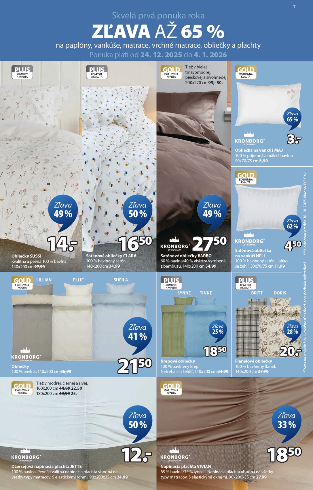 jysk - Leták Jysk platný od 24.12. do 03.02. - page: 7
