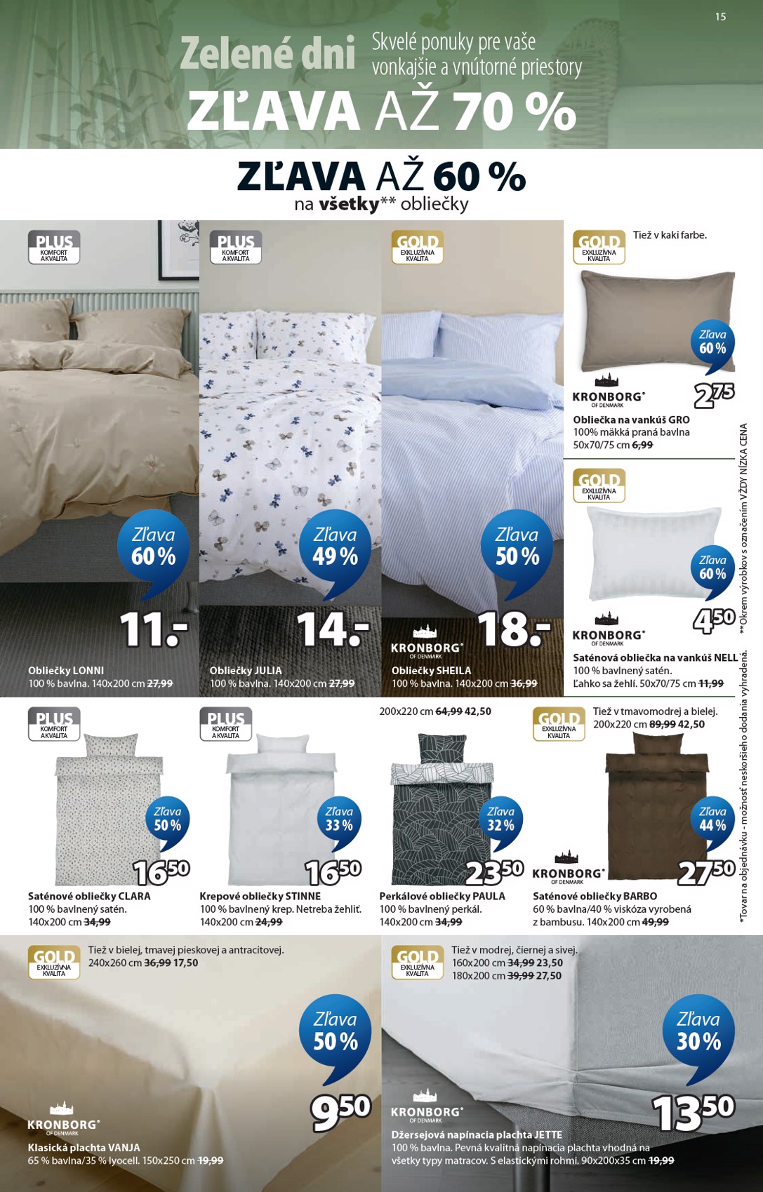 jysk - Aktuálny leták Jysk platný od stredy, 08.04.2026 do utorka, 14.04.2026 - page: 15