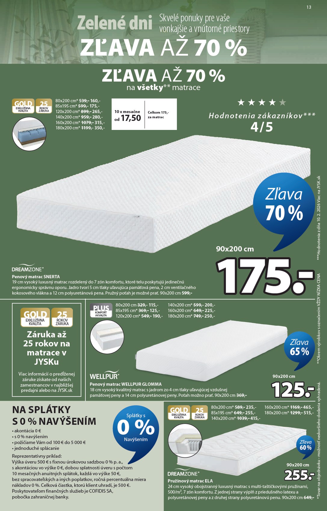 jysk - Aktuálny leták Jysk platný od stredy, 08.04.2026 do utorka, 14.04.2026 - page: 13