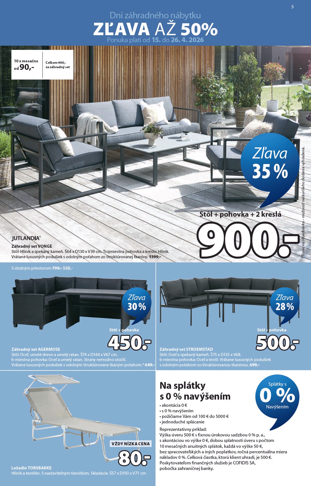 jysk - Aktuálny leták Jysk platný od stredy, 15.04.2026 do piatku, 26.06.2026 - page: 5