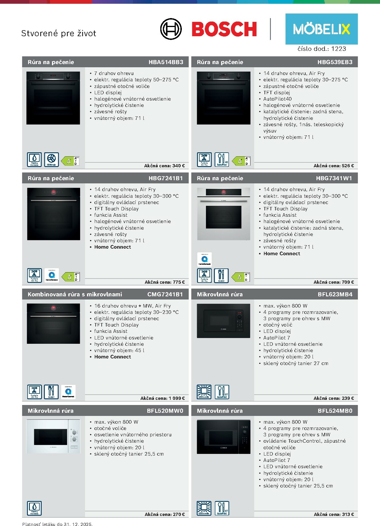 mobelix - Leták Möbelix - Bosch platný od 01.06. do 31.12.