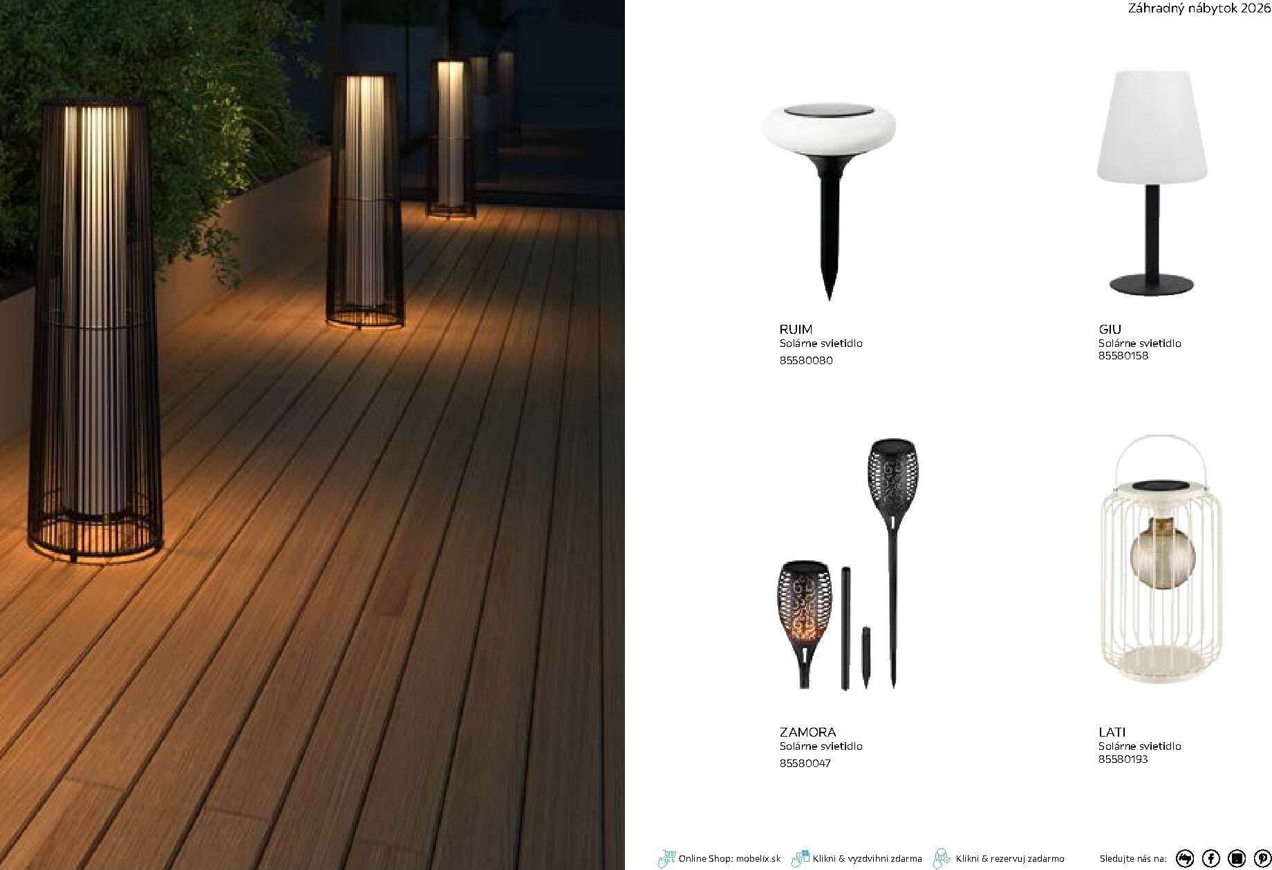 mobelix - Leták Möbelix - Katalóg záhradný nábytok platný od 01.03.2026 do 30.09.2026 - page: 85