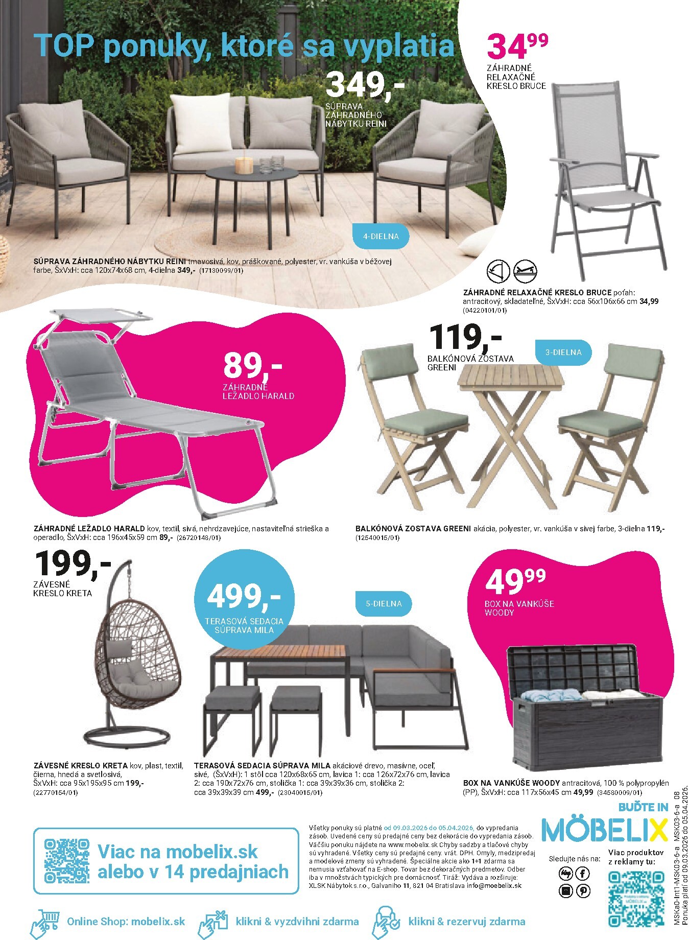 mobelix - Leták Möbelix - Zahrady platný od 09.03.2026 do 05.04.2026 - page: 8