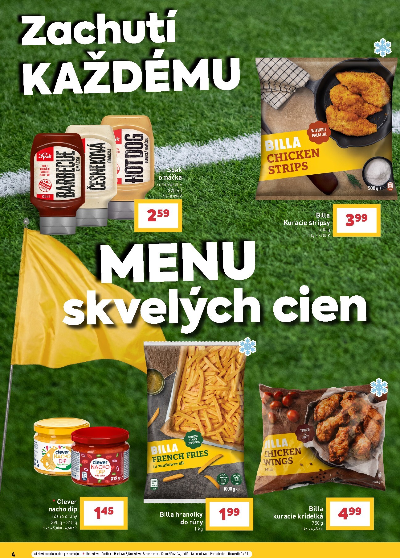 billa - Aktuálny Billa - Katalóg Futbal leták od stredy, 10.06.2026 do utorka, 21.07.2026 - page: 4
