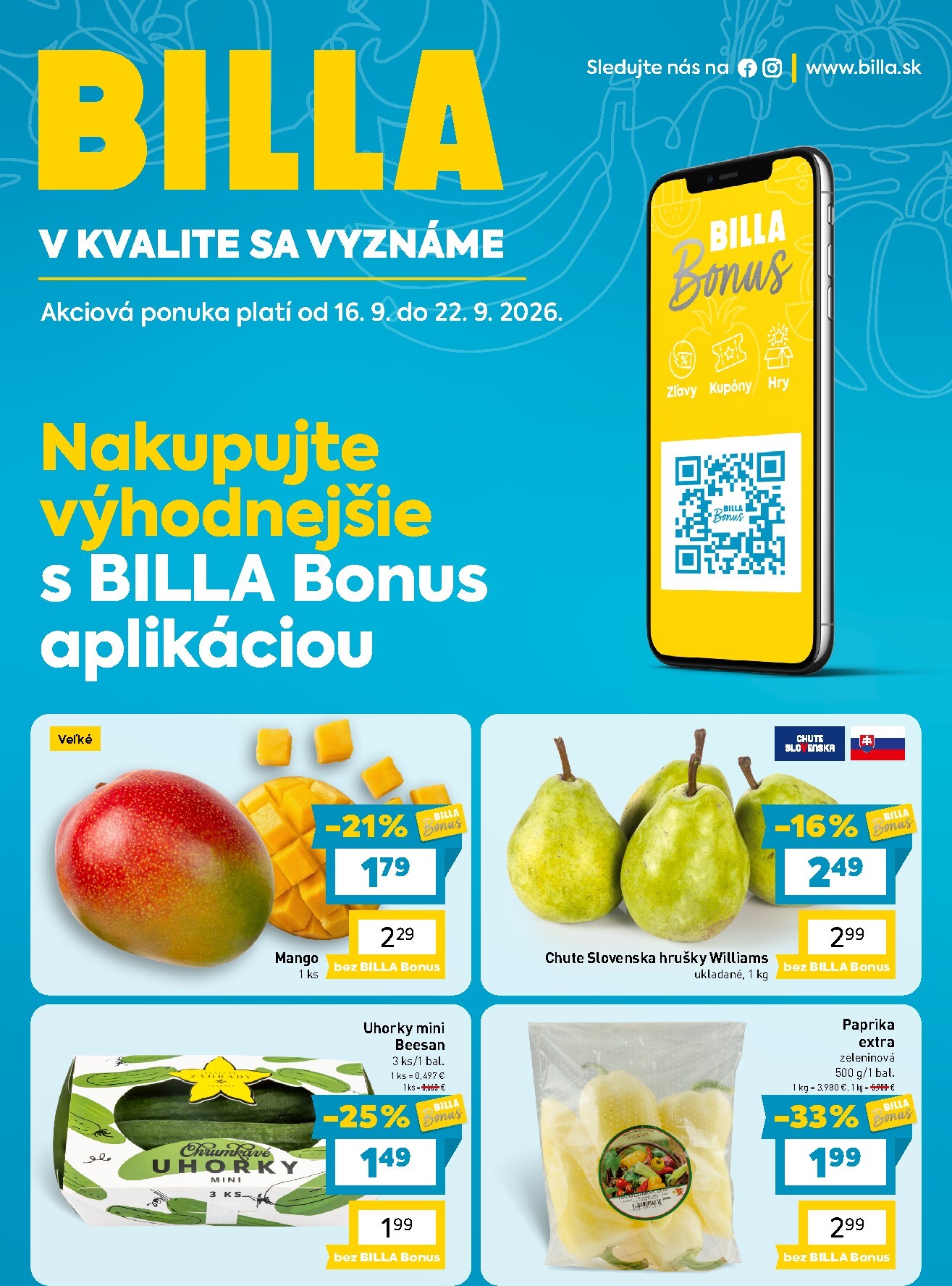 billa - Aktuálny Billa leták od stredy, 16.09.2026 do utorka, 22.09.2026 - page: 26
