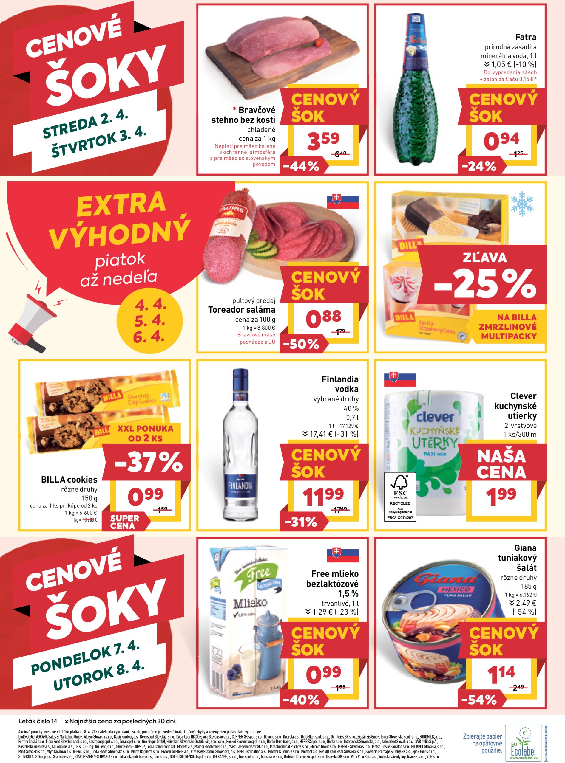 billa - Billa leták platný od 02.04. - 08.04. - page: 20