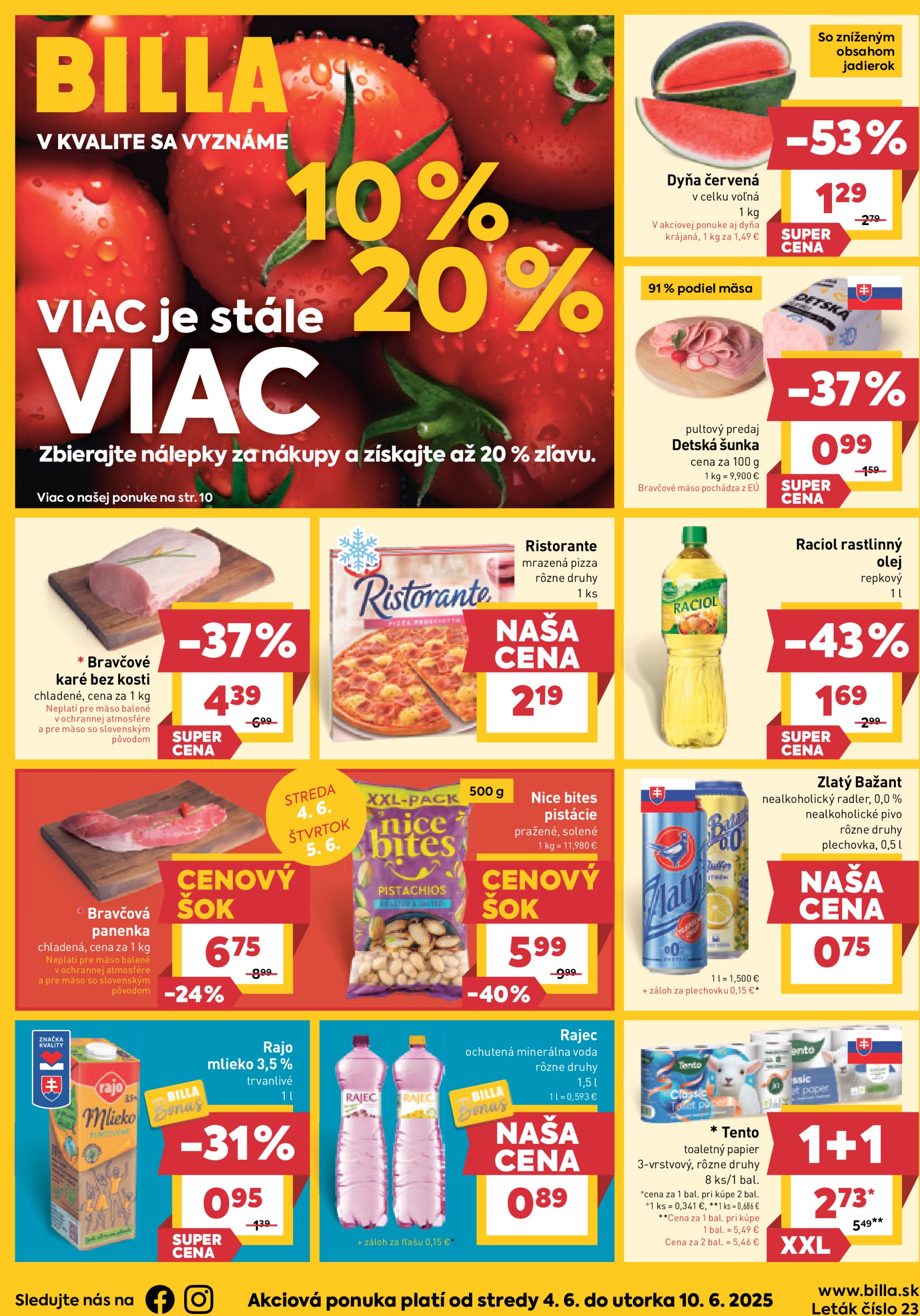 billa - Billa leták platný od 04.06. - 10.06.