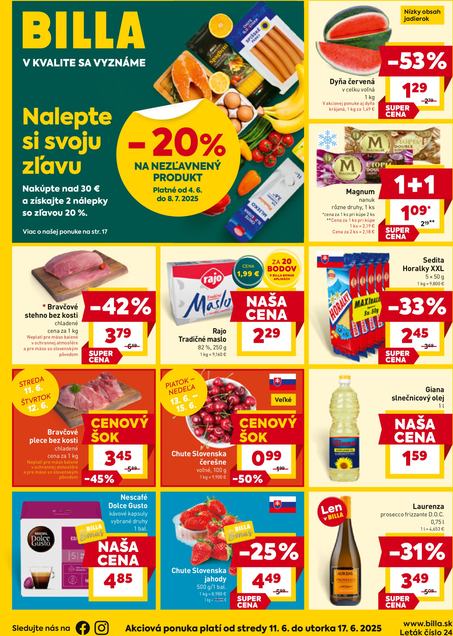 billa - Leták Billa platný od 11.06. do 17.06.