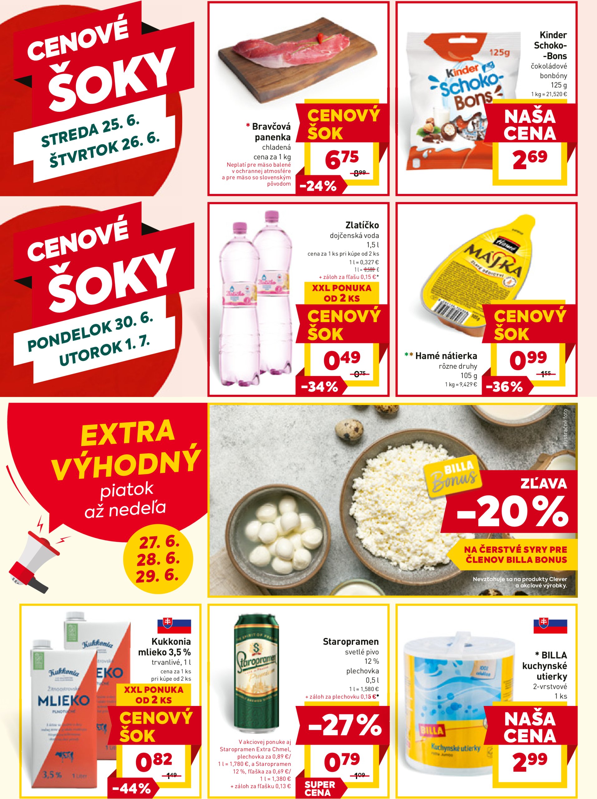 billa - Leták Billa platný od 25.06. do 01.07. - page: 20