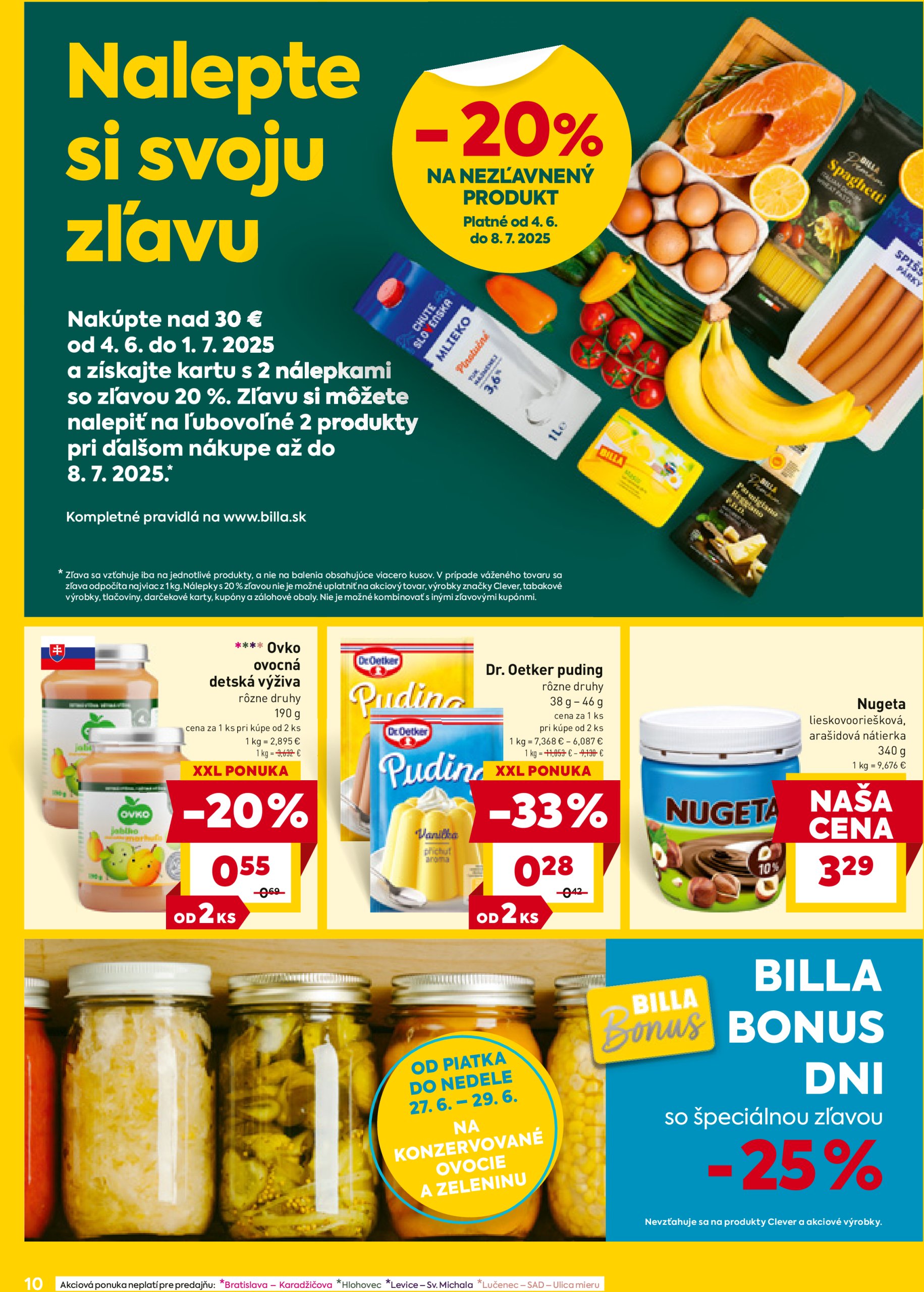 billa - Leták Billa platný od 25.06. do 01.07. - page: 10