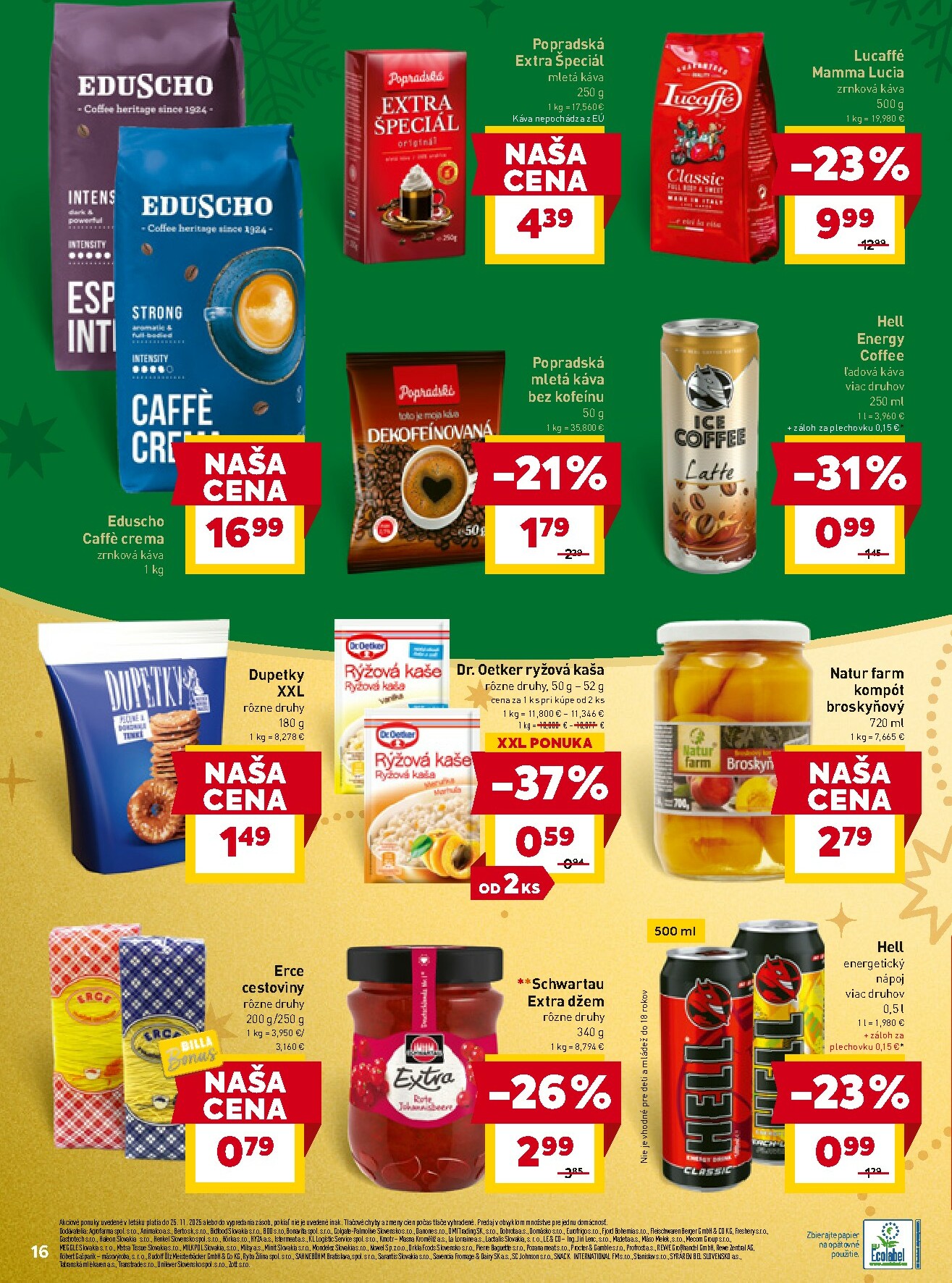 billa - Leták Billa platný od 19.11. do 25.11. - page: 16