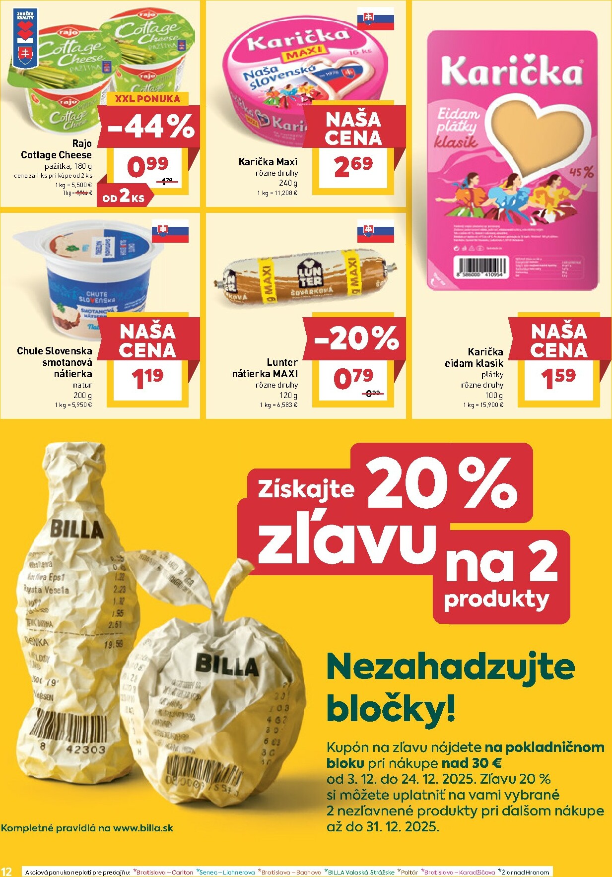billa - Leták Billa platný od 03.12. do 09.12. - page: 12
