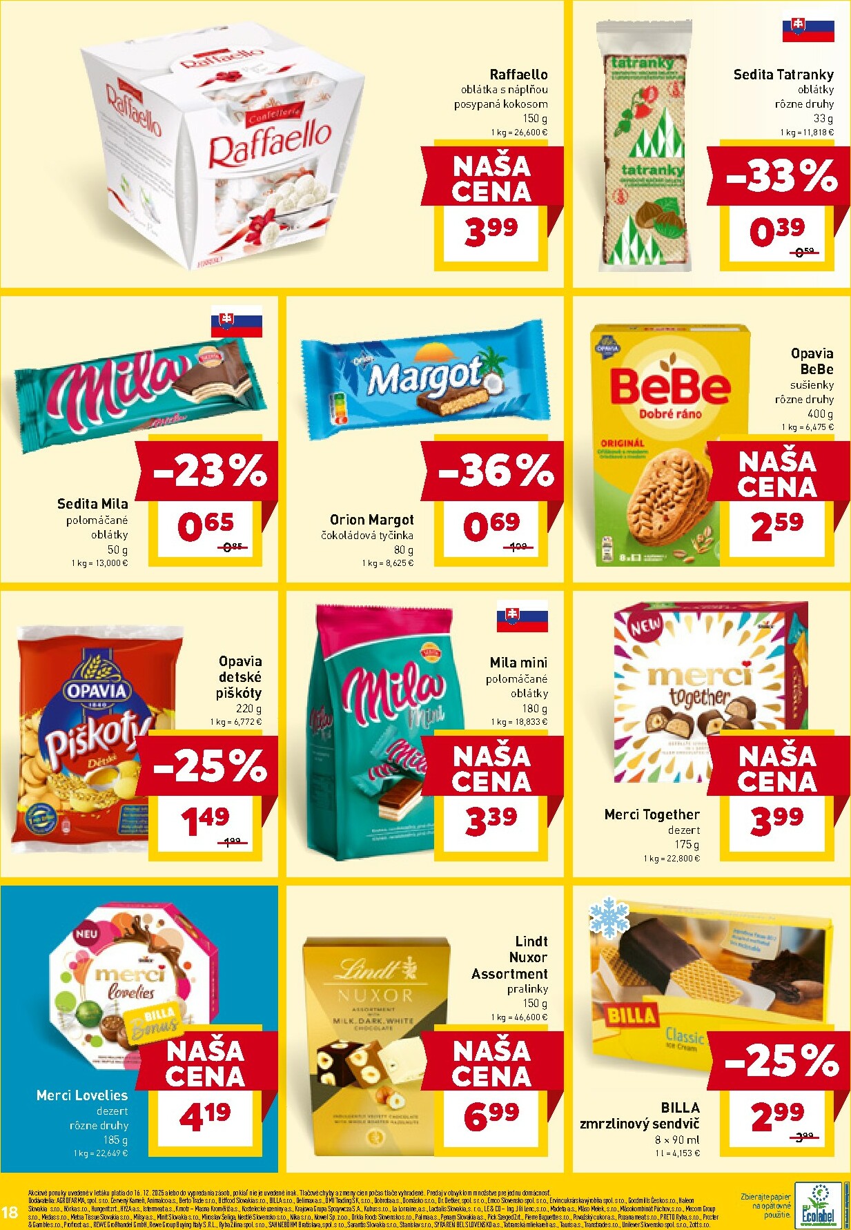 billa - Leták Billa platný od 10.12. do 16.12. - page: 18