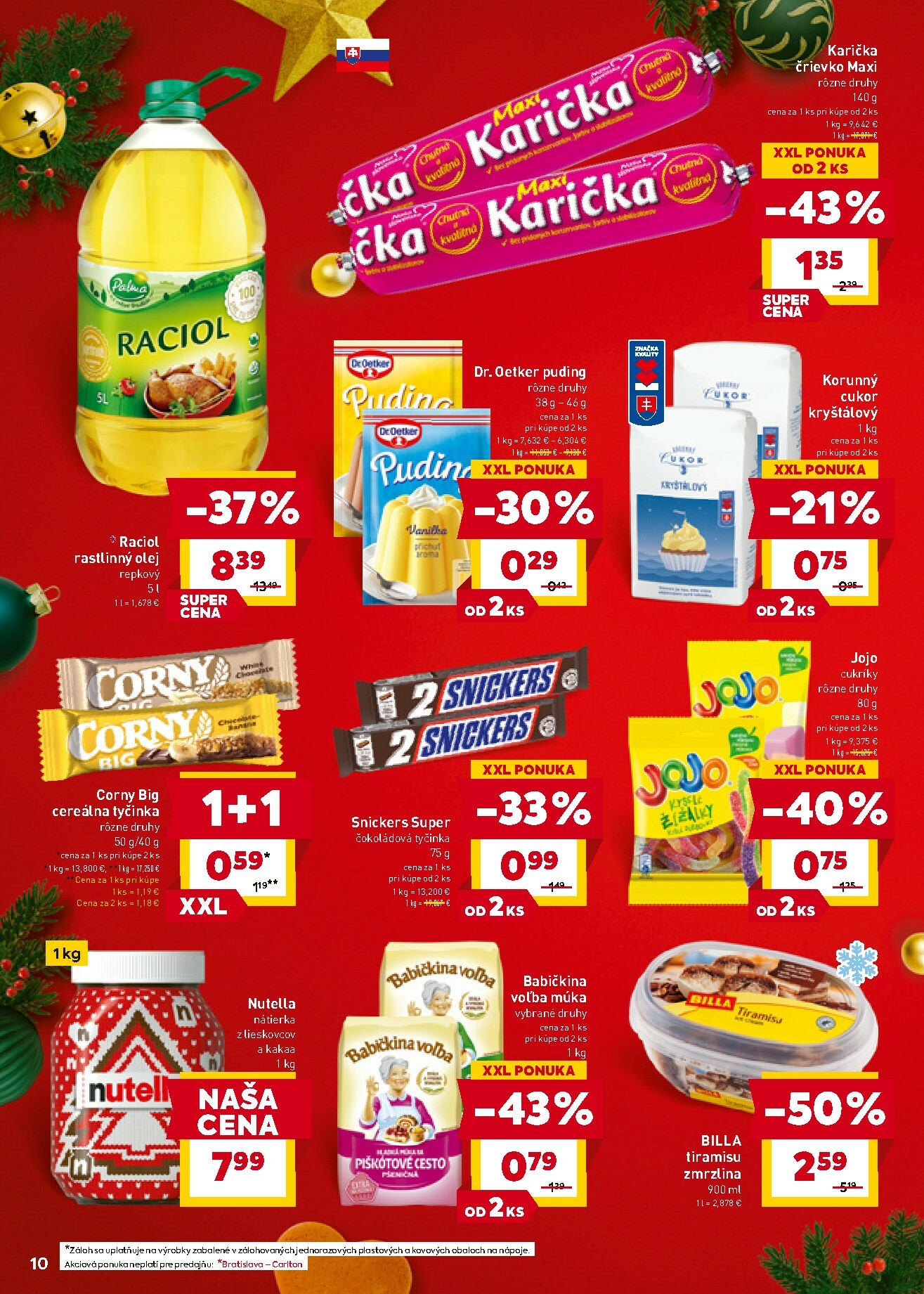 billa - Leták Billa platný od 10.12. do 16.12. - page: 10