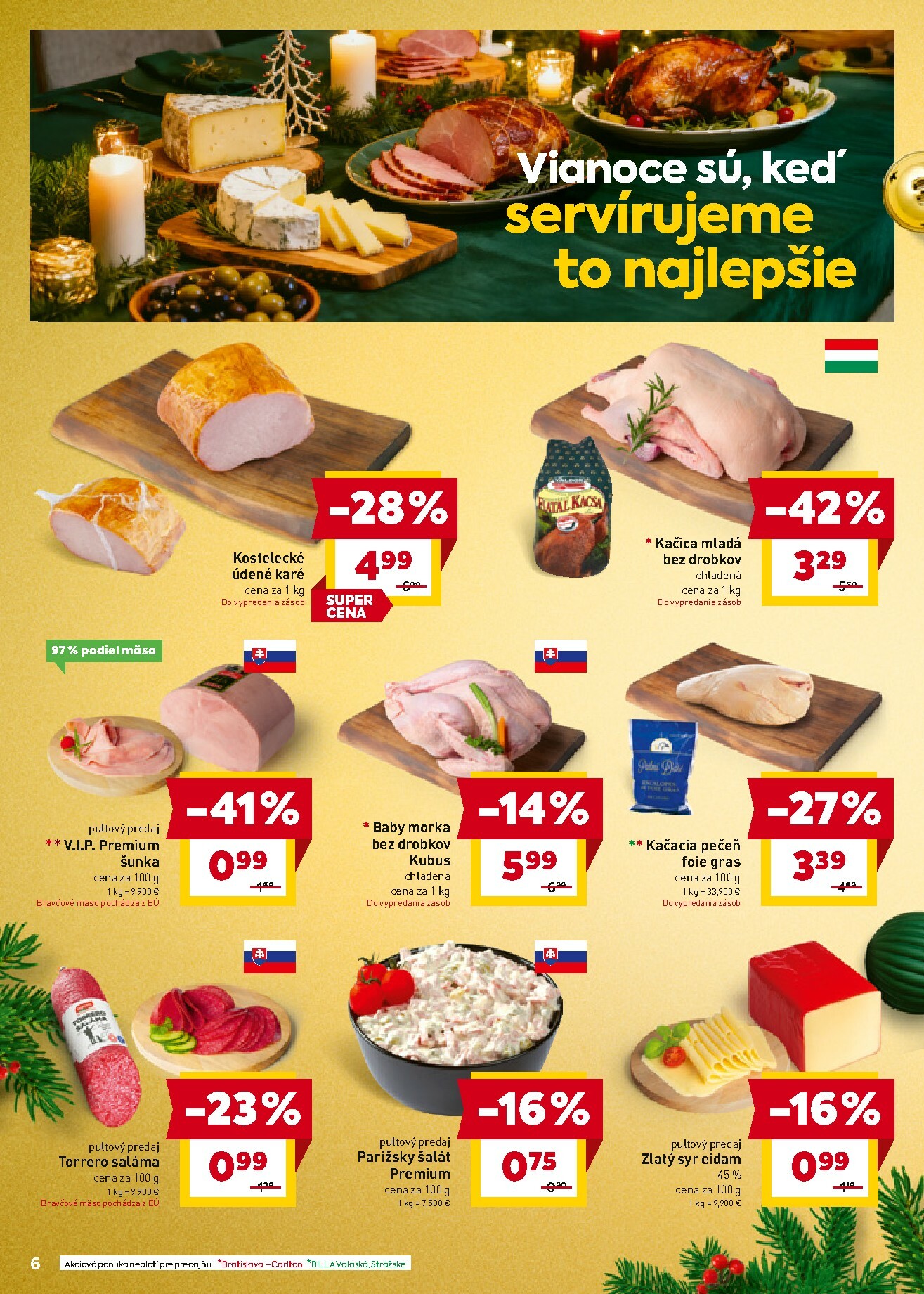 billa - Leták Billa platný od 17.12. do 24.12. - page: 6