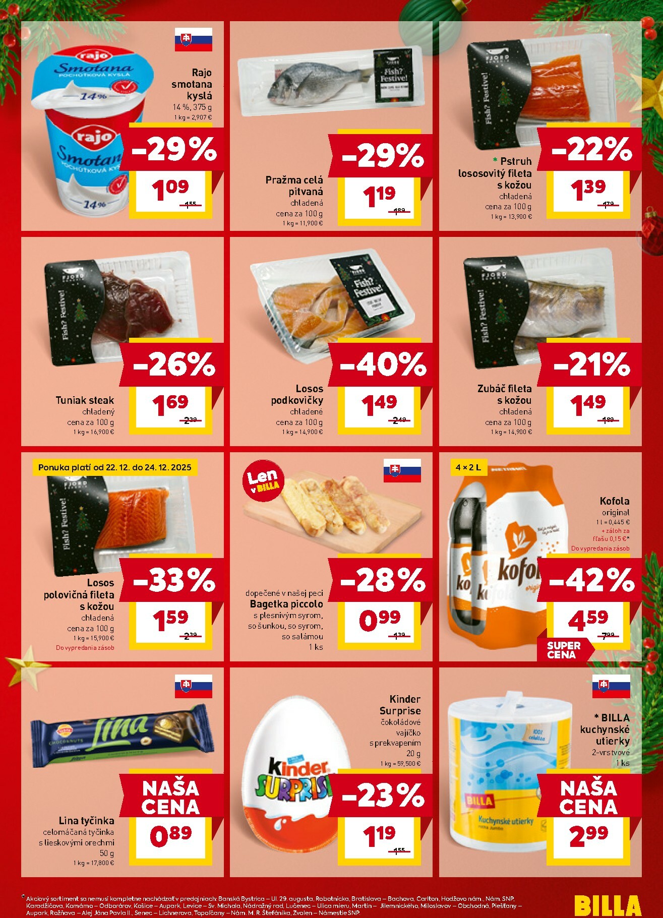 billa - Leták Billa platný od 17.12. do 24.12. - page: 23