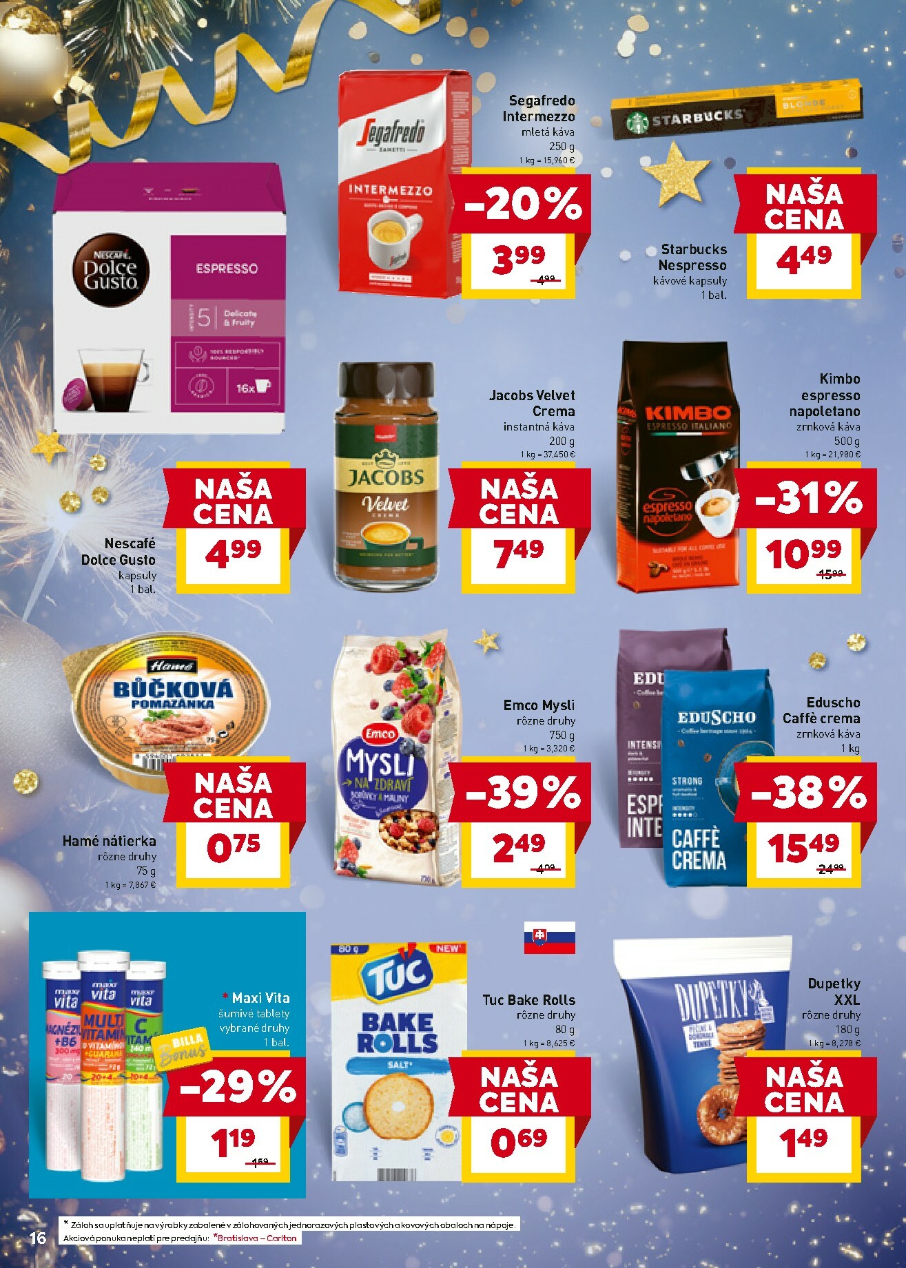 billa - Leták Billa platný od 27.12. do 31.12. - page: 16