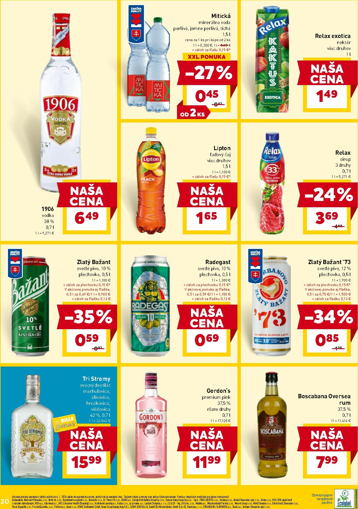 billa - Leták Billa platný od 02.01. do 06.01. - page: 20