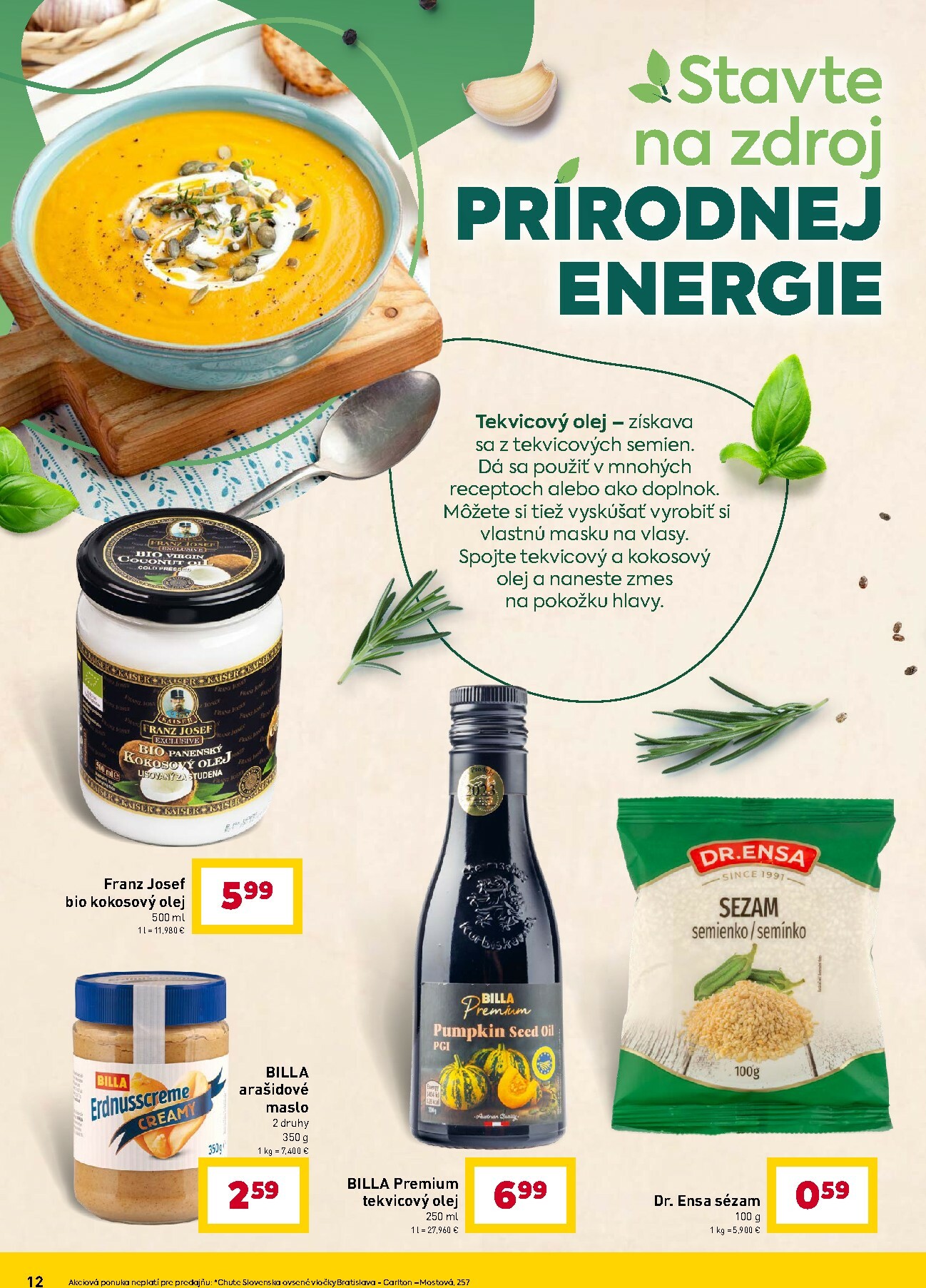 billa - Leták Billa - Zdravšia voľba platný od 02.01. do 27.01. - page: 12