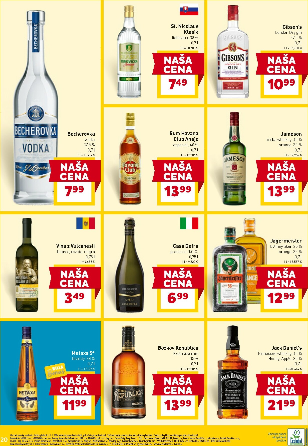 billa - Leták Billa platný od 07.01. do 13.01. - page: 20